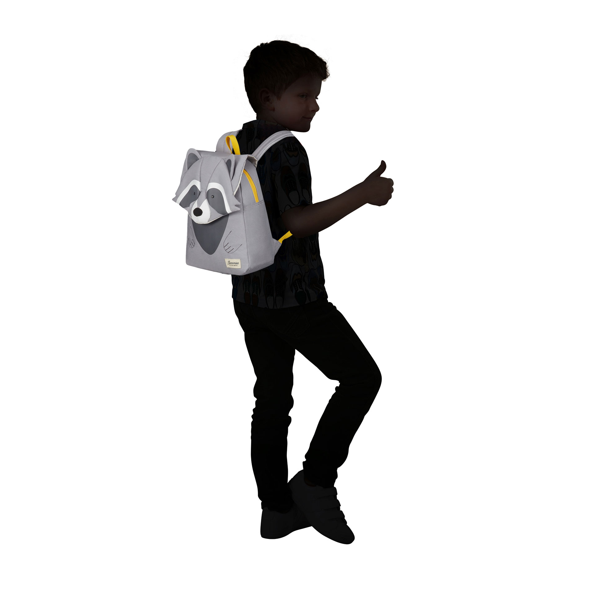 HAPPY SAMMIES ECO BACKPACK S+ RACCOON REMY