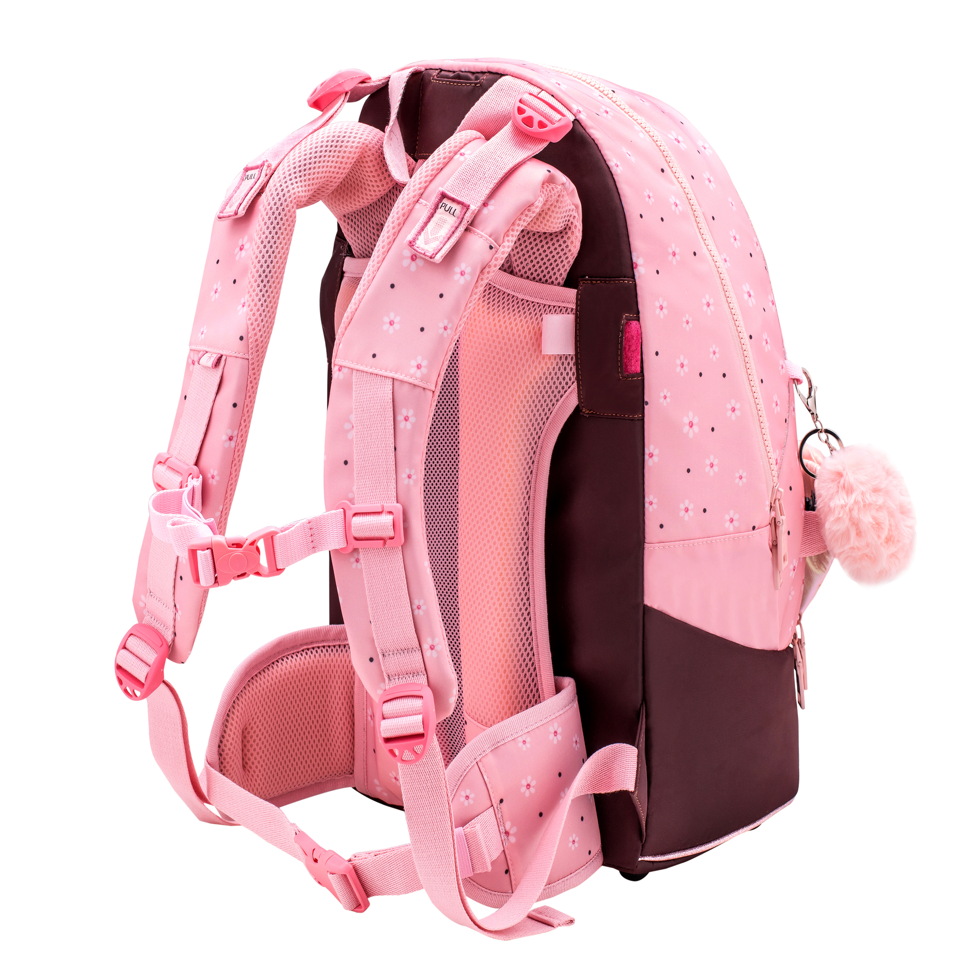 2-IN-1 Schultasche & Gürteltasche 2-teilig - Cherry Blossom