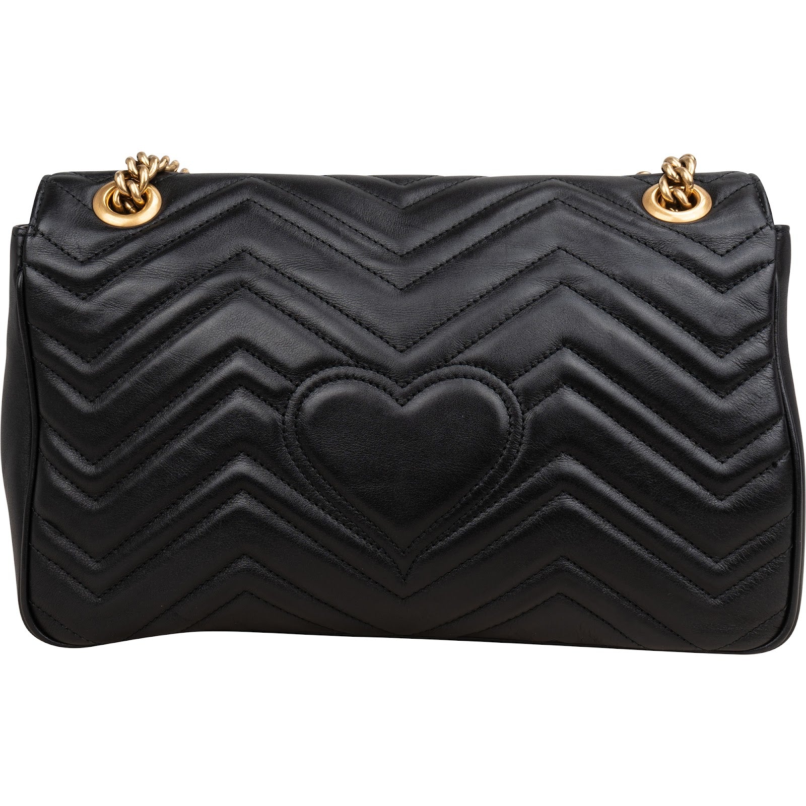 Gucci Matelassé Leather GG Large Marmont Crossbody Bag