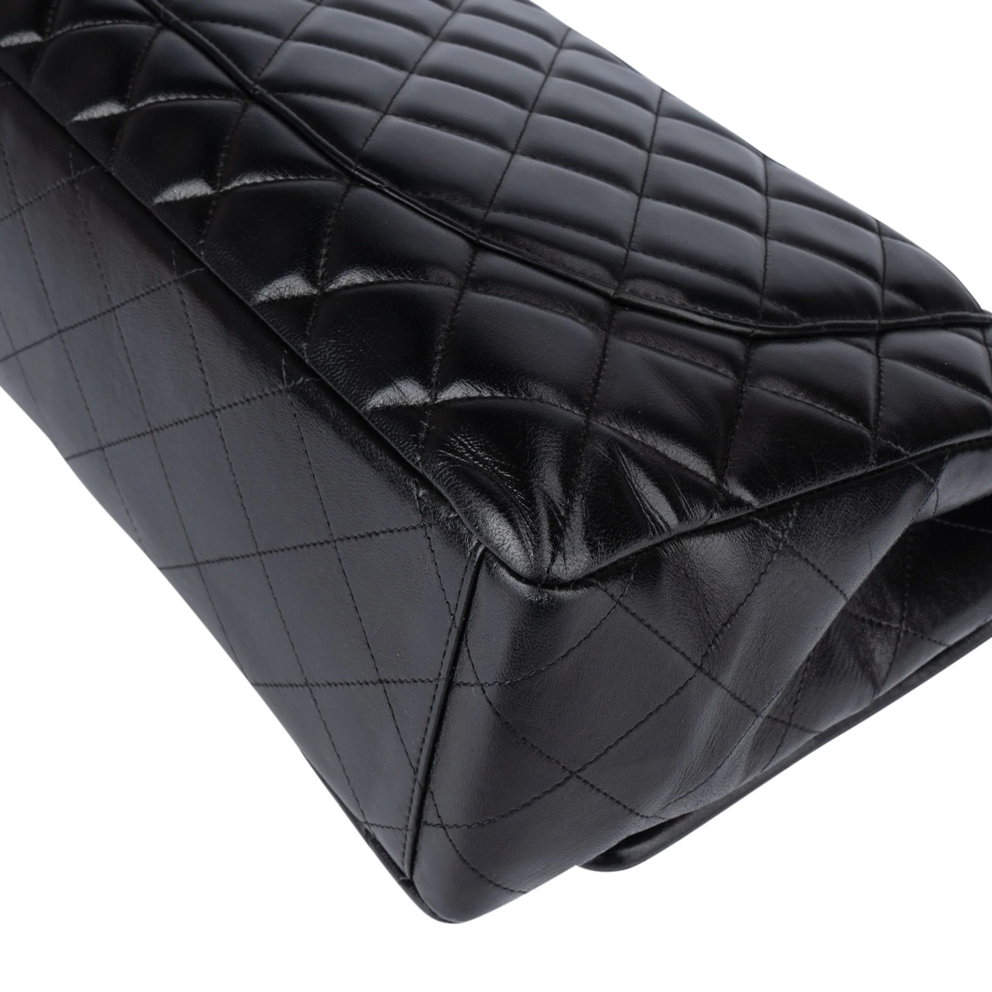 Chanel Quilted Lambskin Maxi Single Flap Crossbody Bag