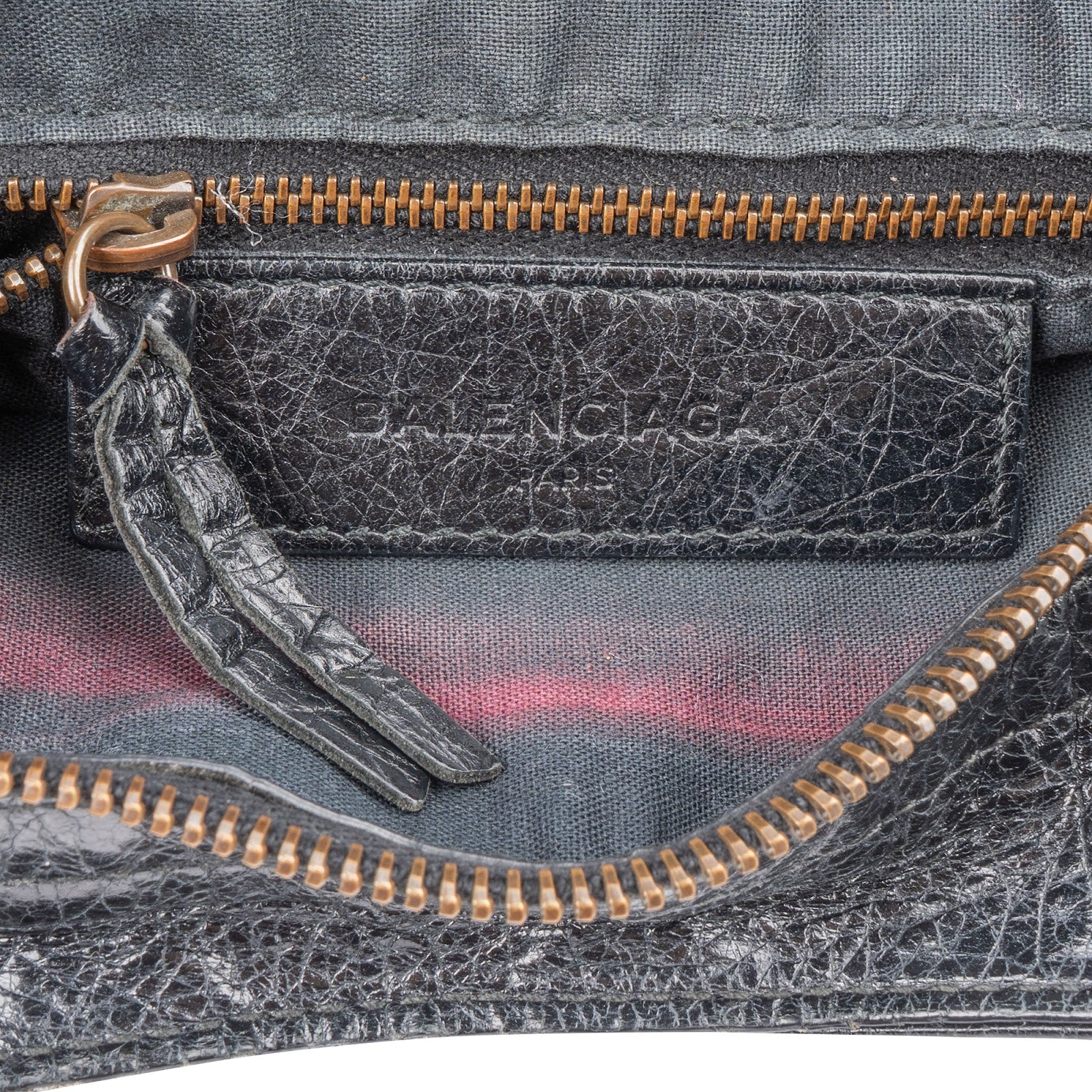 Balenciaga – czarna skórzana torba City Tote z serii Black Arena