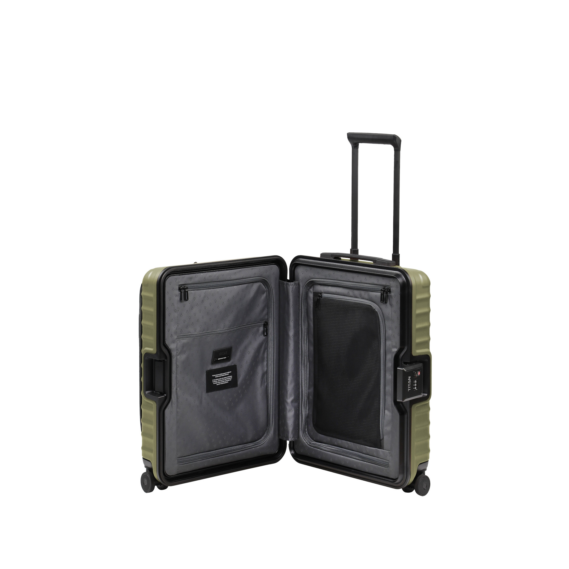 OVERSEAS Handgepäck S mit Vortasche (55 cm) - Forest green