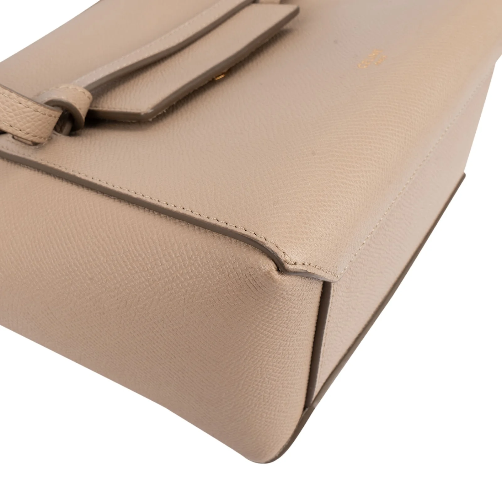 Celine Grained Leather Belt Nano Handbag