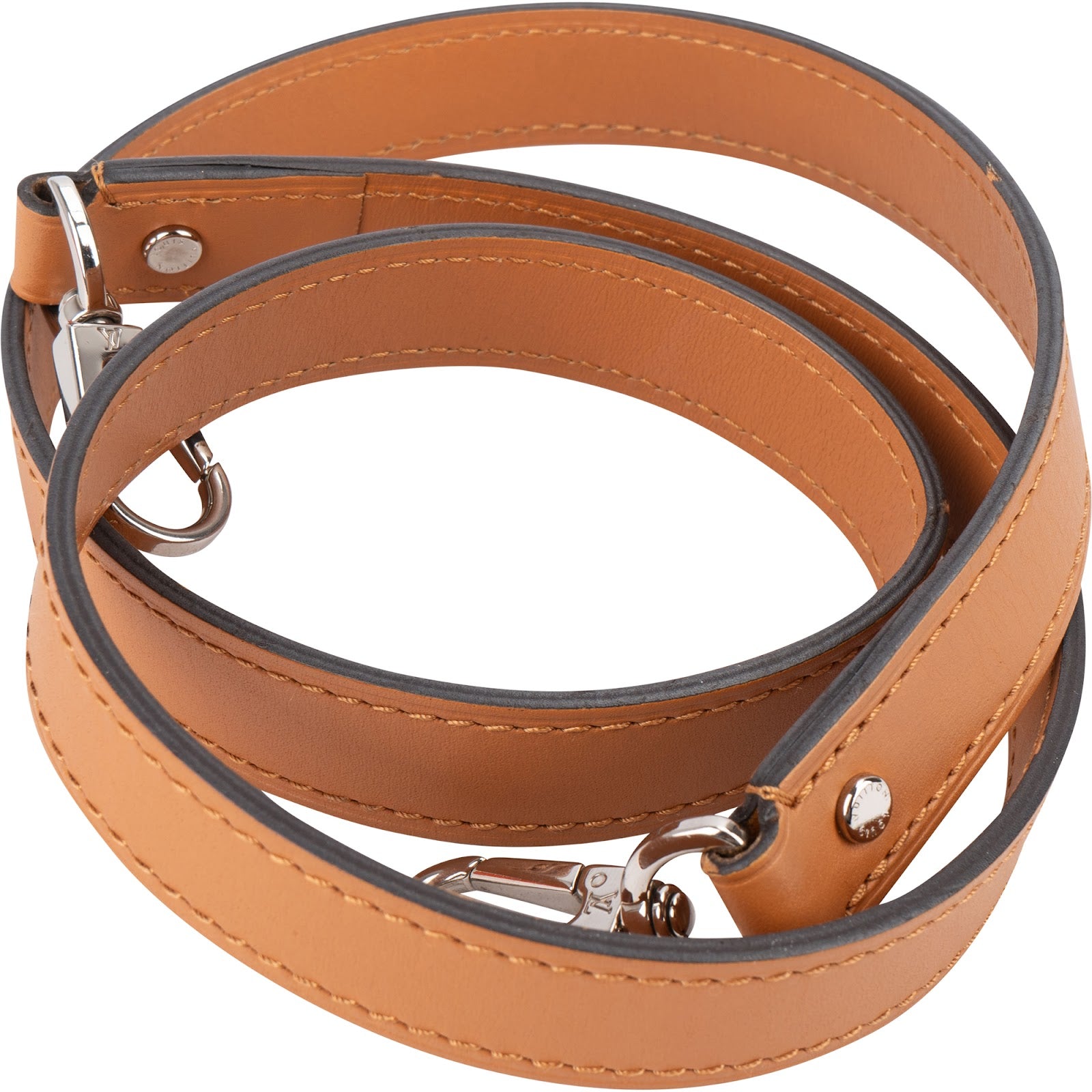 Louis Vuitton Brown Leather Bags Strap