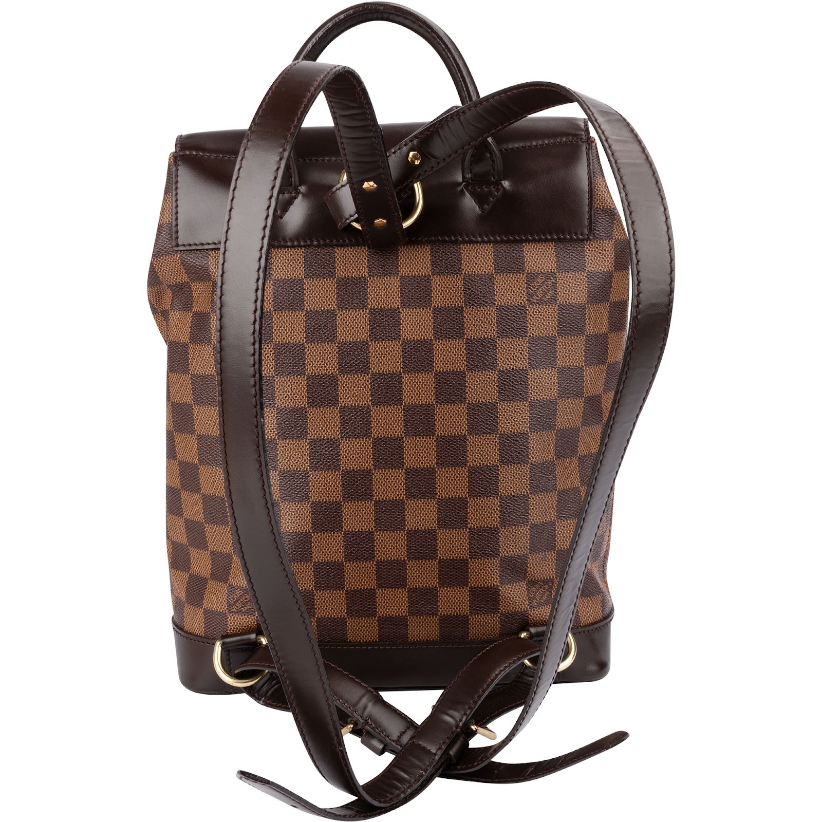 Louis Vuitton Monogram Damier Ebene Canvas Soho Centenaire Backpack
