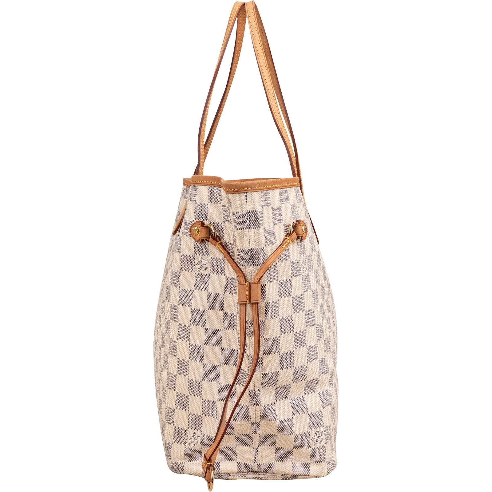 Louis Vuitton Monogram Damier Azur Canvas Neverfull MM Shopper