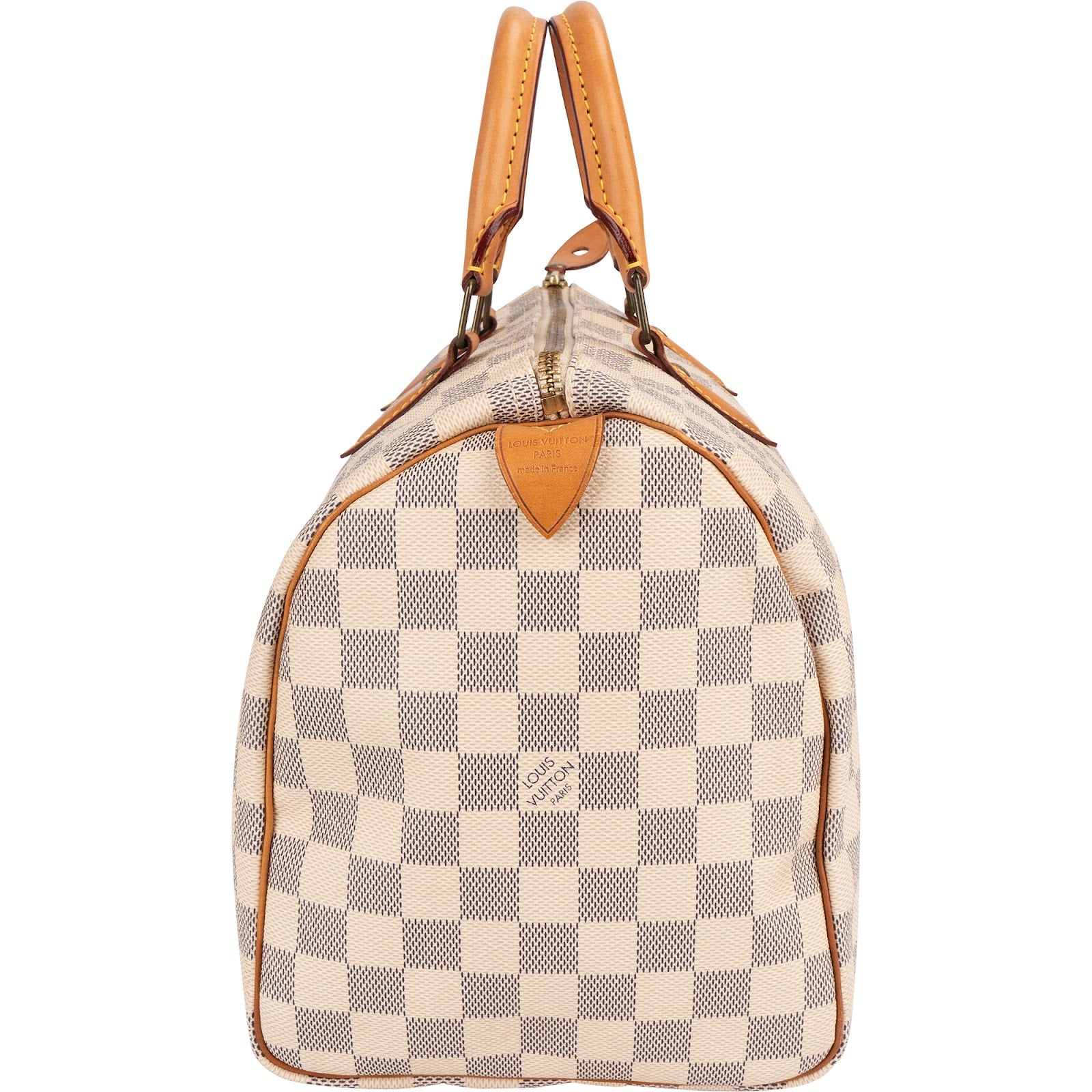 Louis Vuitton Monogram Damier Azur Speedy 30 Handbag