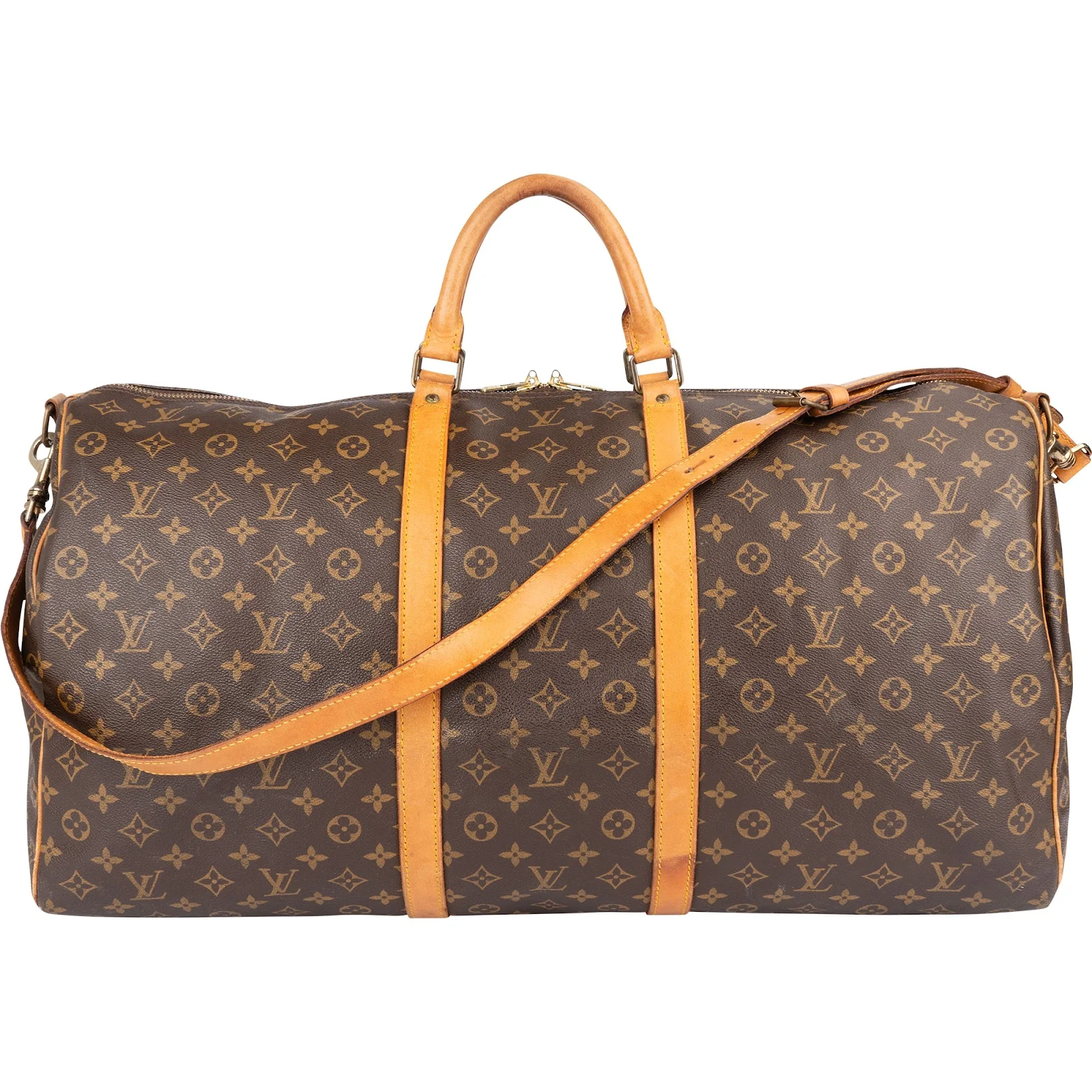 Louis Vuitton Monogram Canvas Keepall 60 Bandoulière Reisetasche