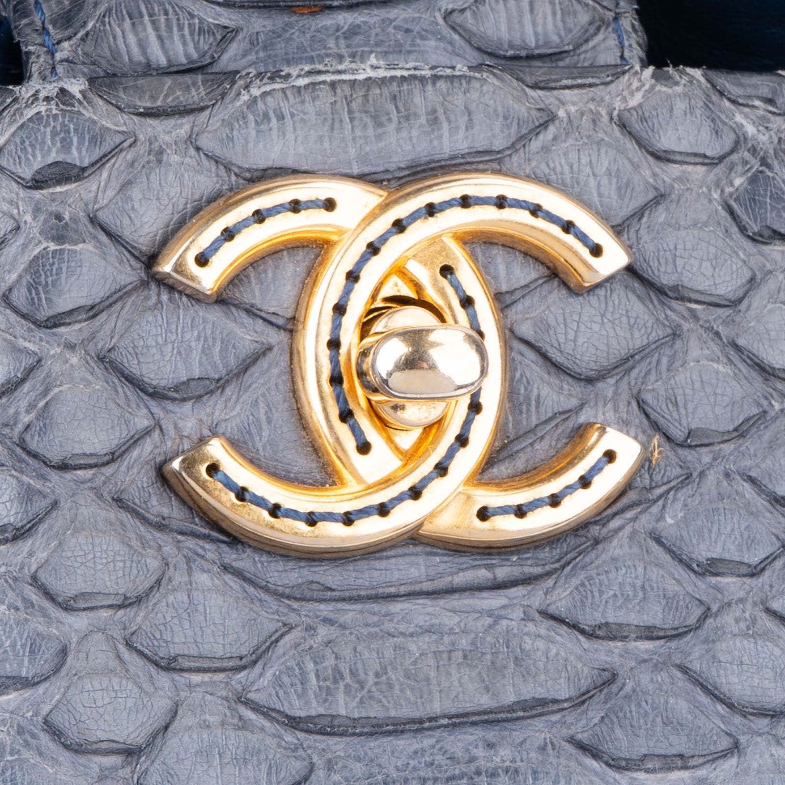 Chanel - Python CC Shopping Shoulder Bag