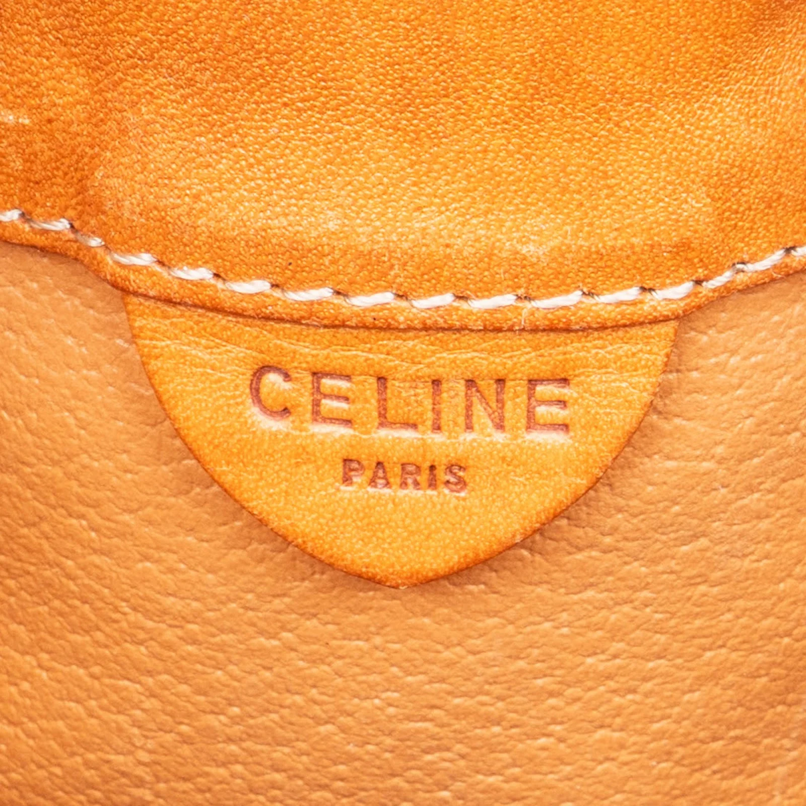 Celine Macadam Canvas Drawstring Bucket Shoulder Bag