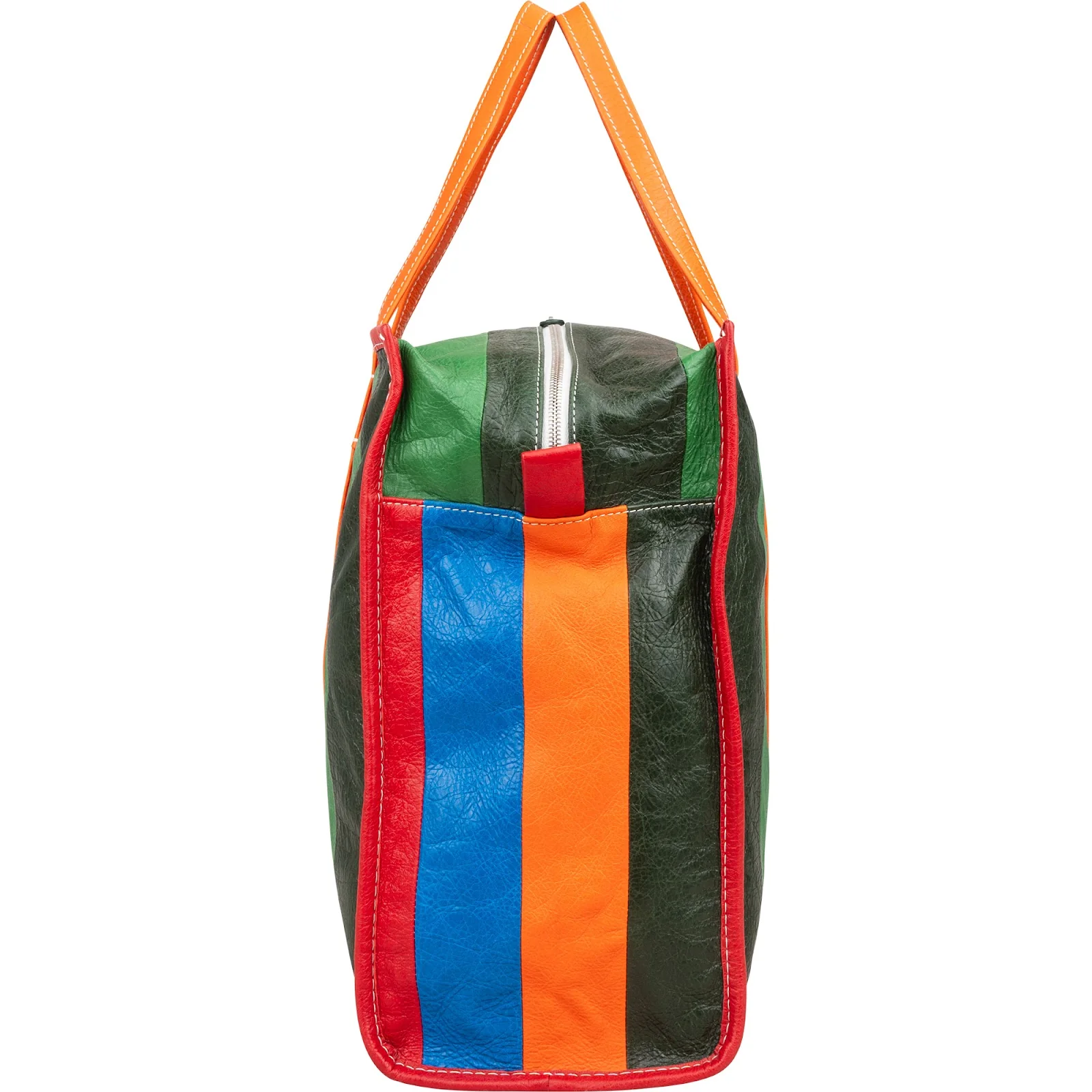 Balenciaga Multicolor Calfskin Bazar Large Shopper Tote Handbag