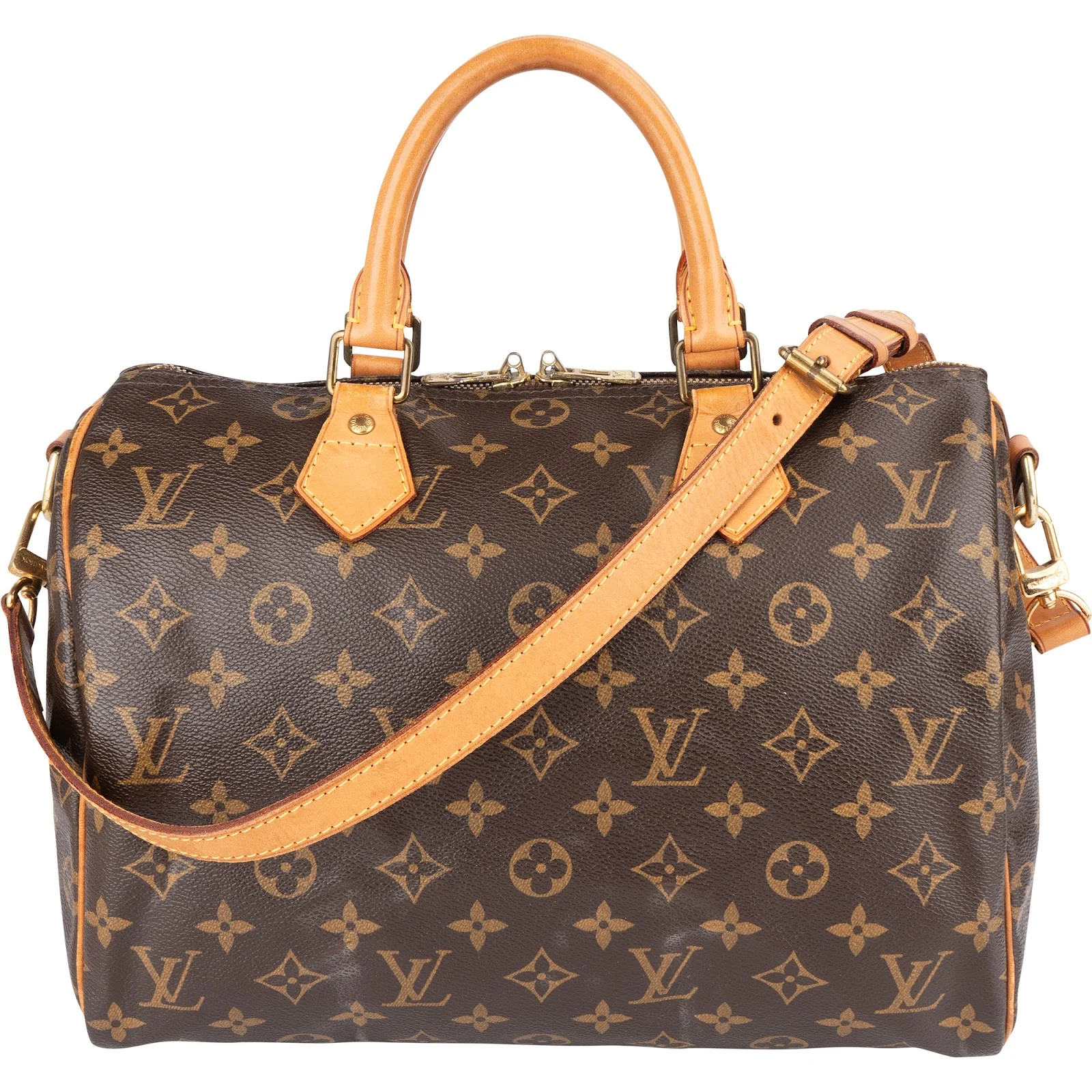 Louis Vuitton Monogram Canvas Speedy 30 Bandoulière Boston Bag