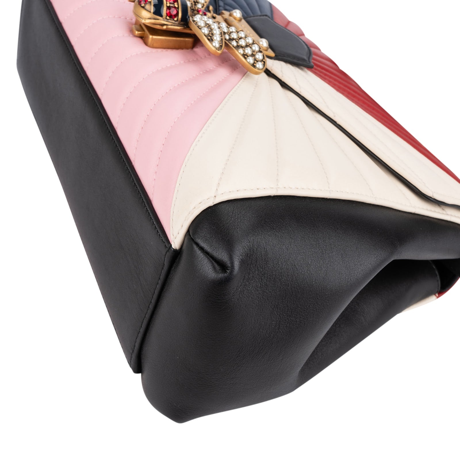 Gucci Multicolor Quilted Leather Queen Margaret Handbag