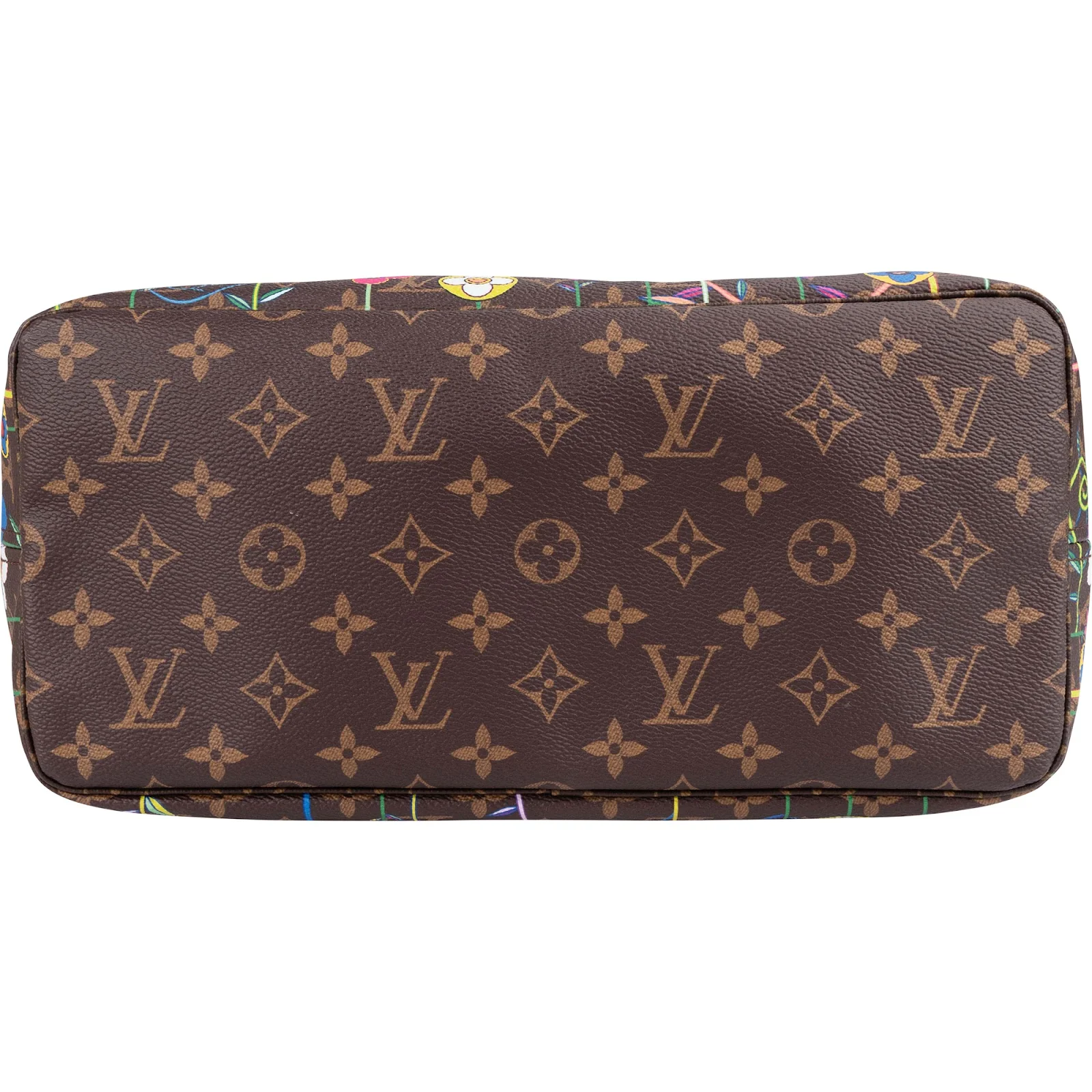 Louis Vuitton Monogram Canvas Murakami Flowers Neverfull MM Shopper Bag