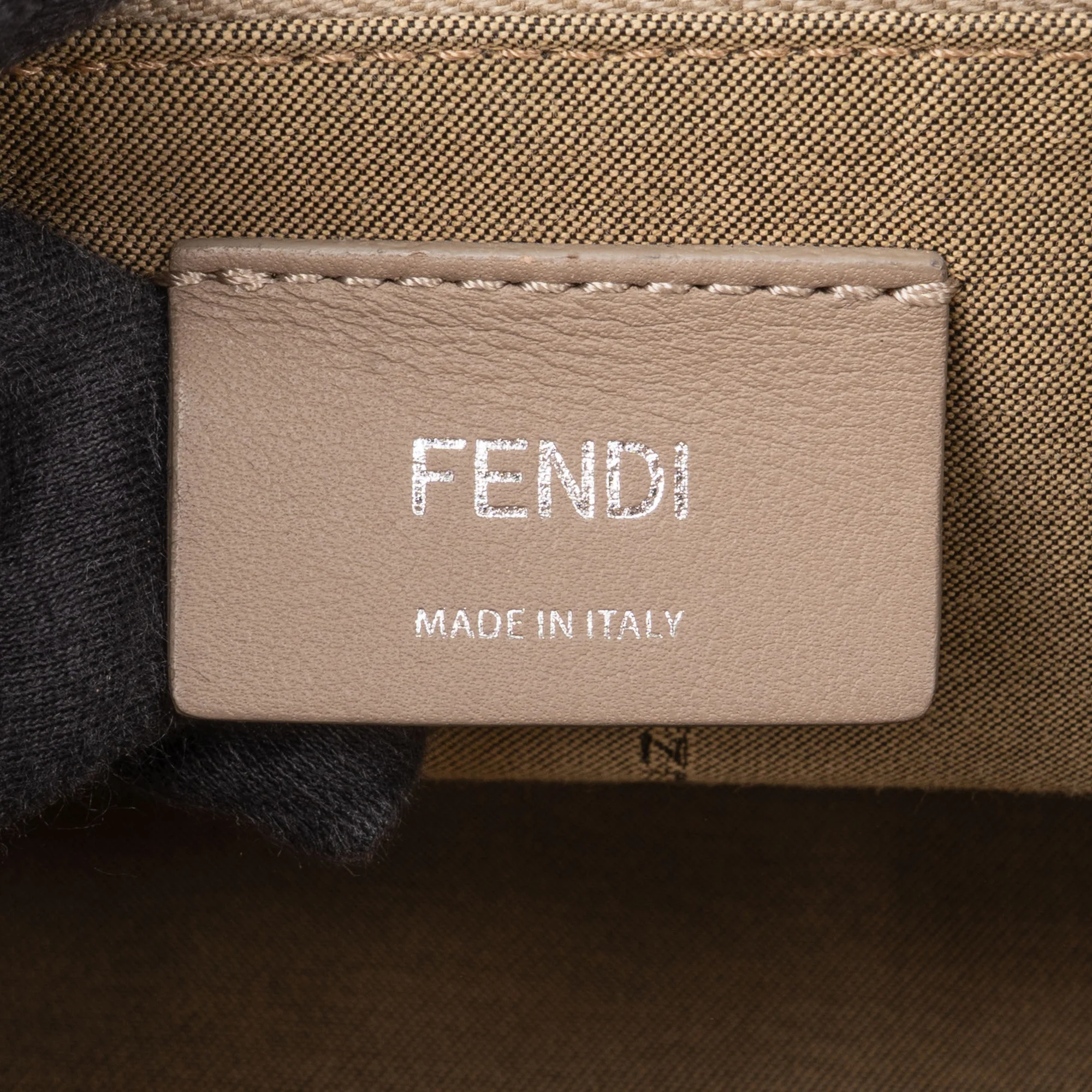 Fendi Taupe Leather By The Way Handbag
