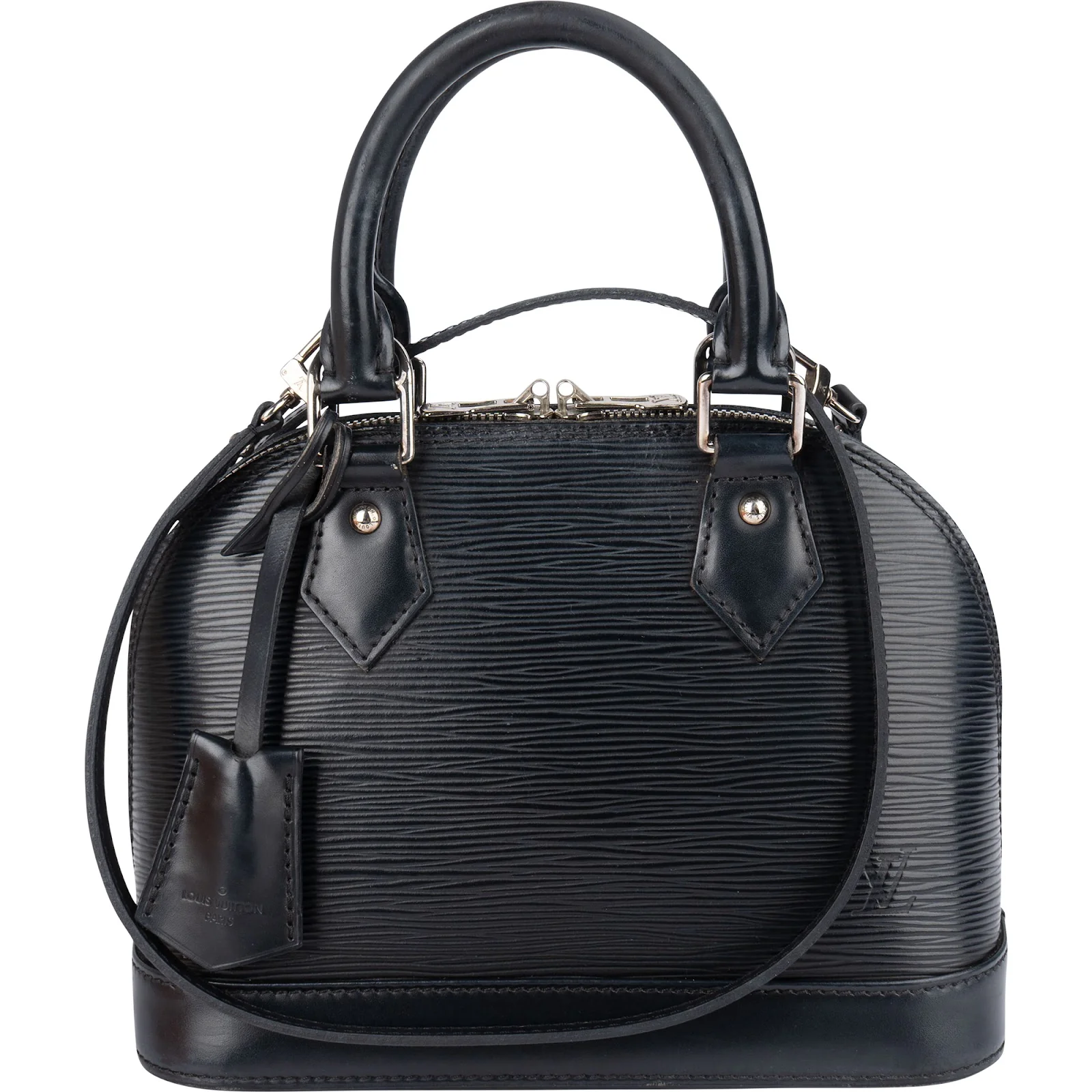 Louis Vuitton Noir Epi Leather Alma BB Handbag