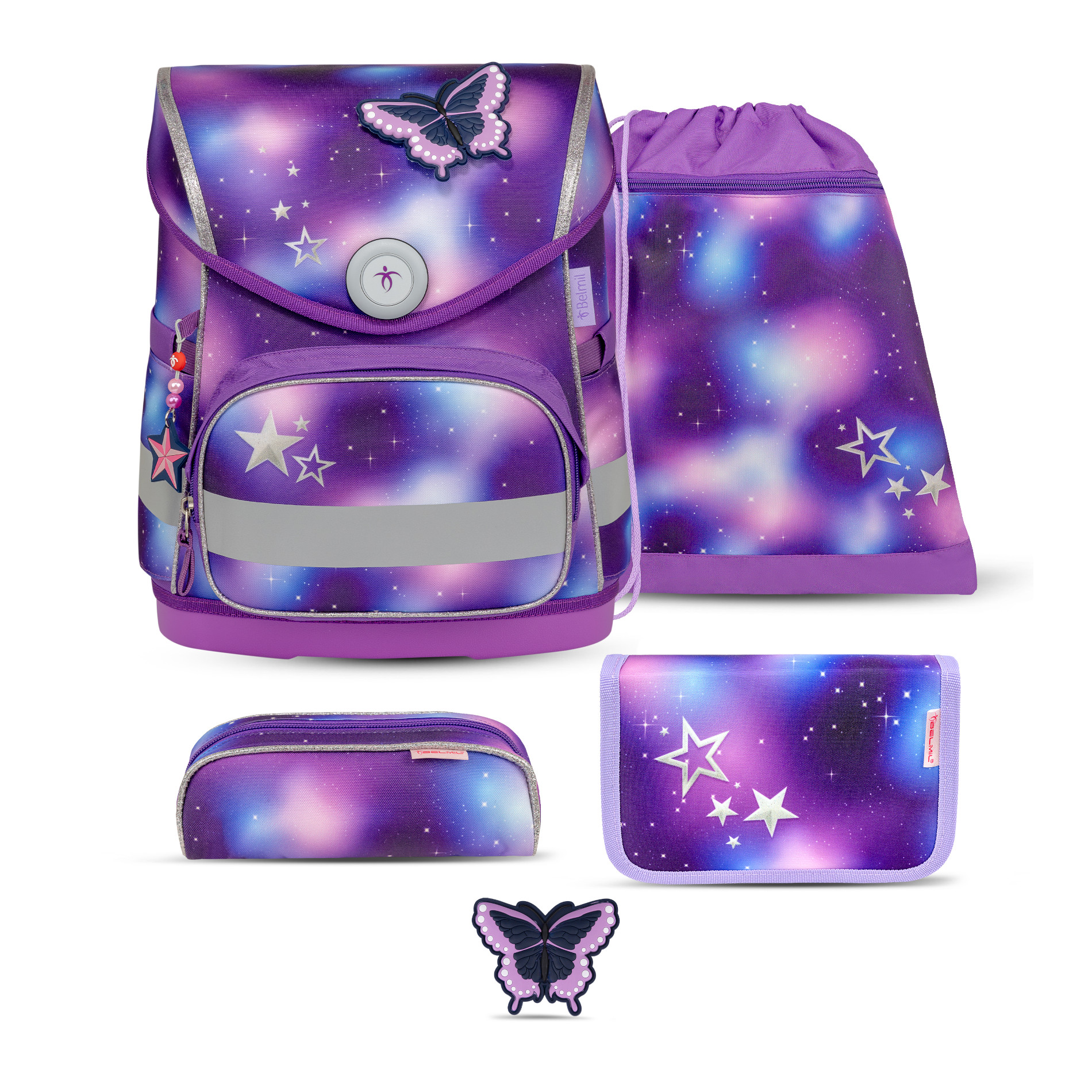 Compact ergonomisches Schulranzenset 4tlg. - "Shining Fairy"