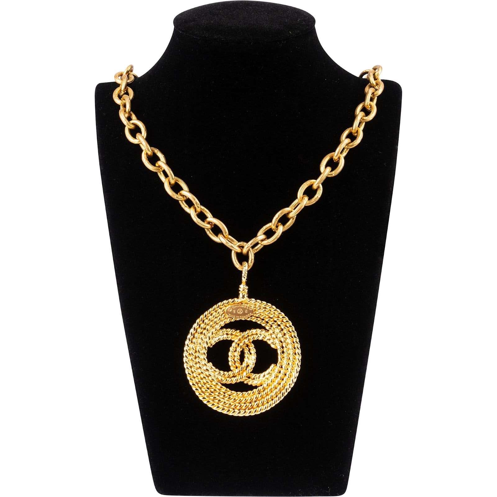 Chanel - CC Rope Medallion Necklace