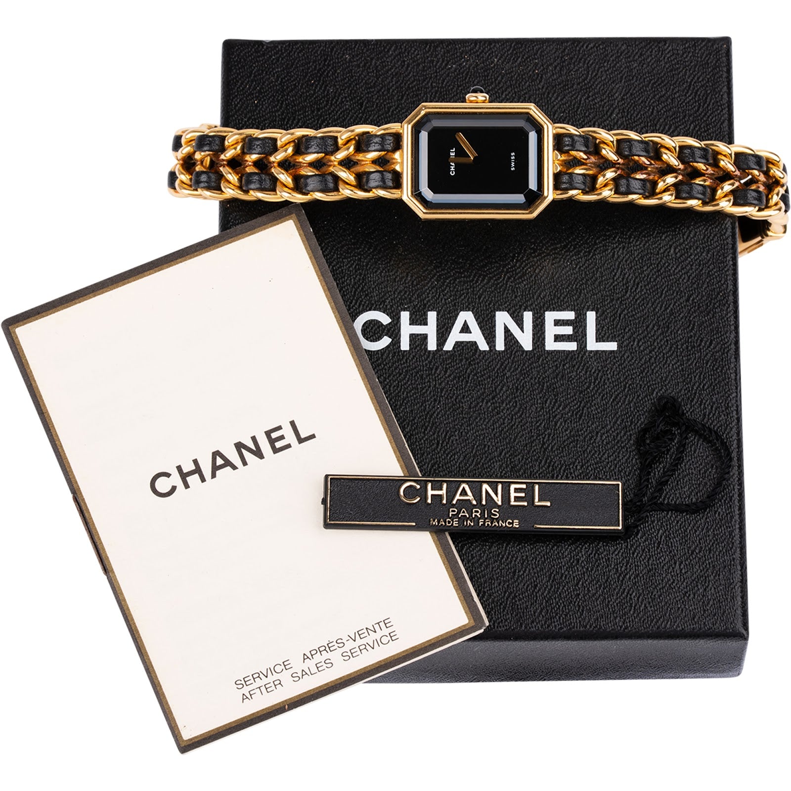 Chanel Gold Tone Première H0001 Damenuhr (L)