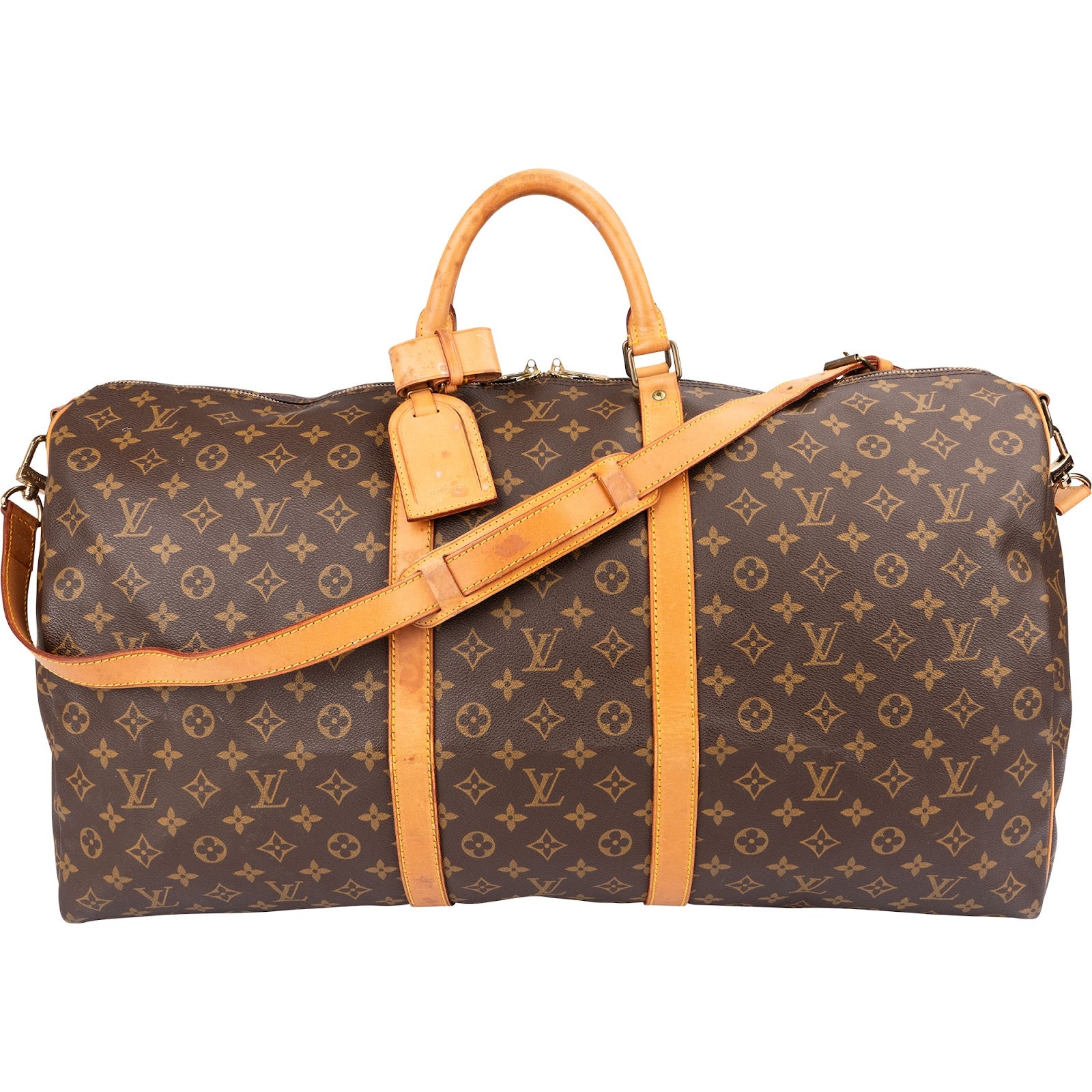 Louis Vuitton Monogram Canvas Keepall 60 Bandoulière Reisetasche