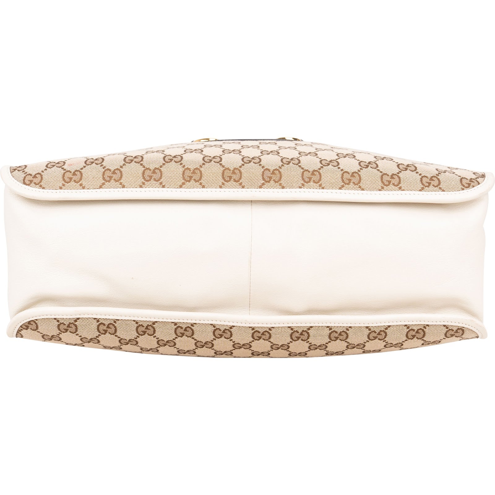 Gucci Monogram GG Canvas Horsebit Tote Shoulder Bag