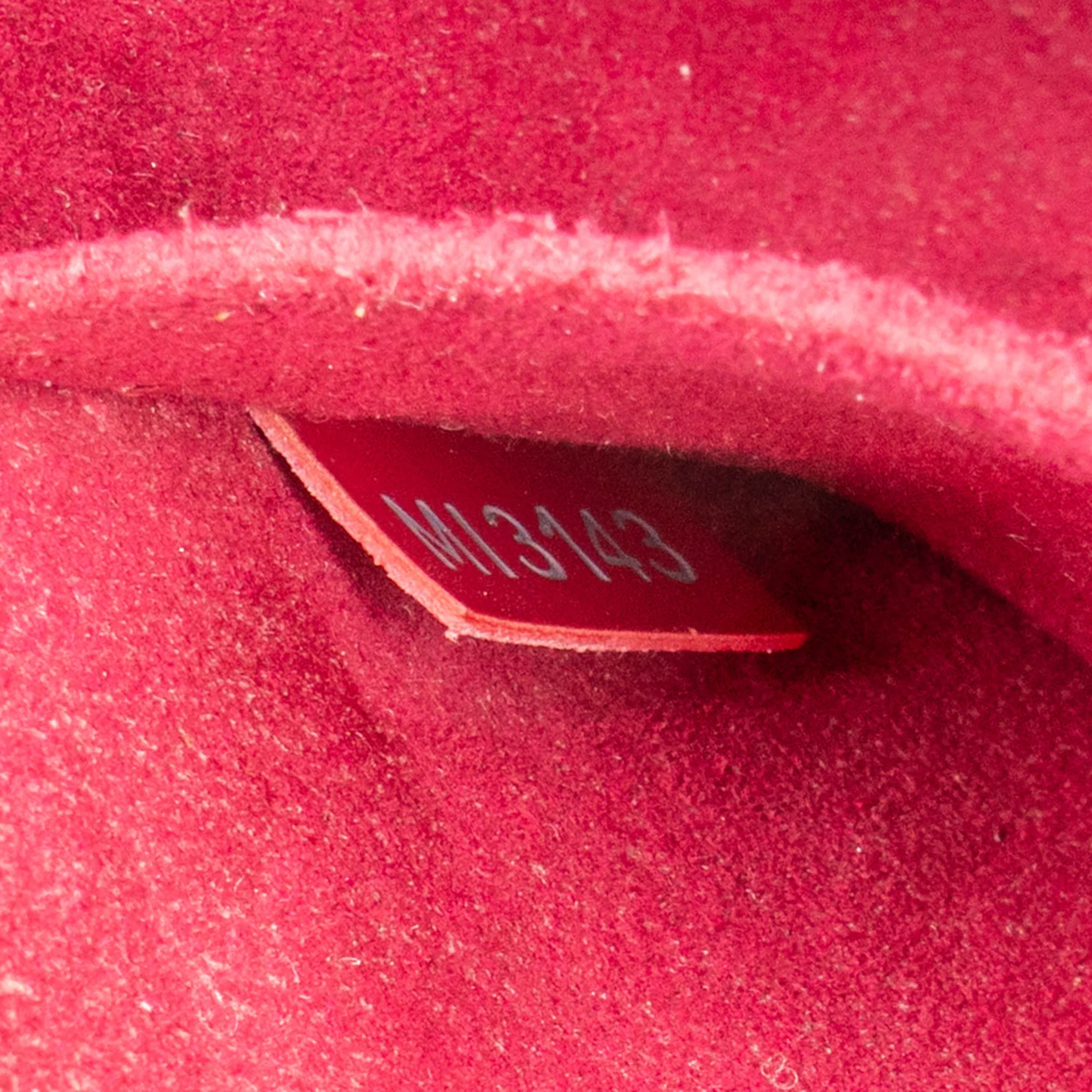 Louis Vuitton Rouge Epi Leather Alma BB Handbag