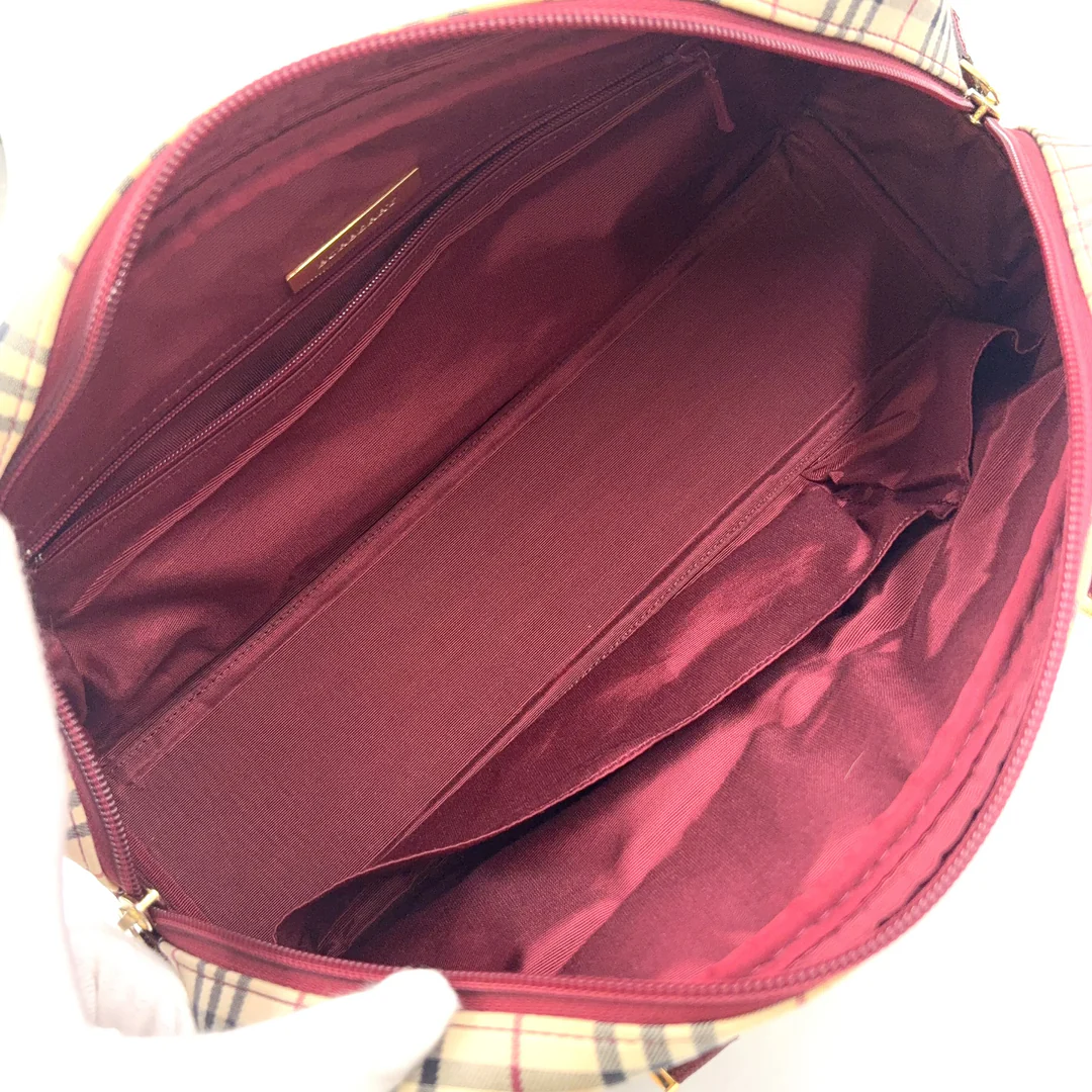 Burberry Shoulder bag multicolor Leather Canvas