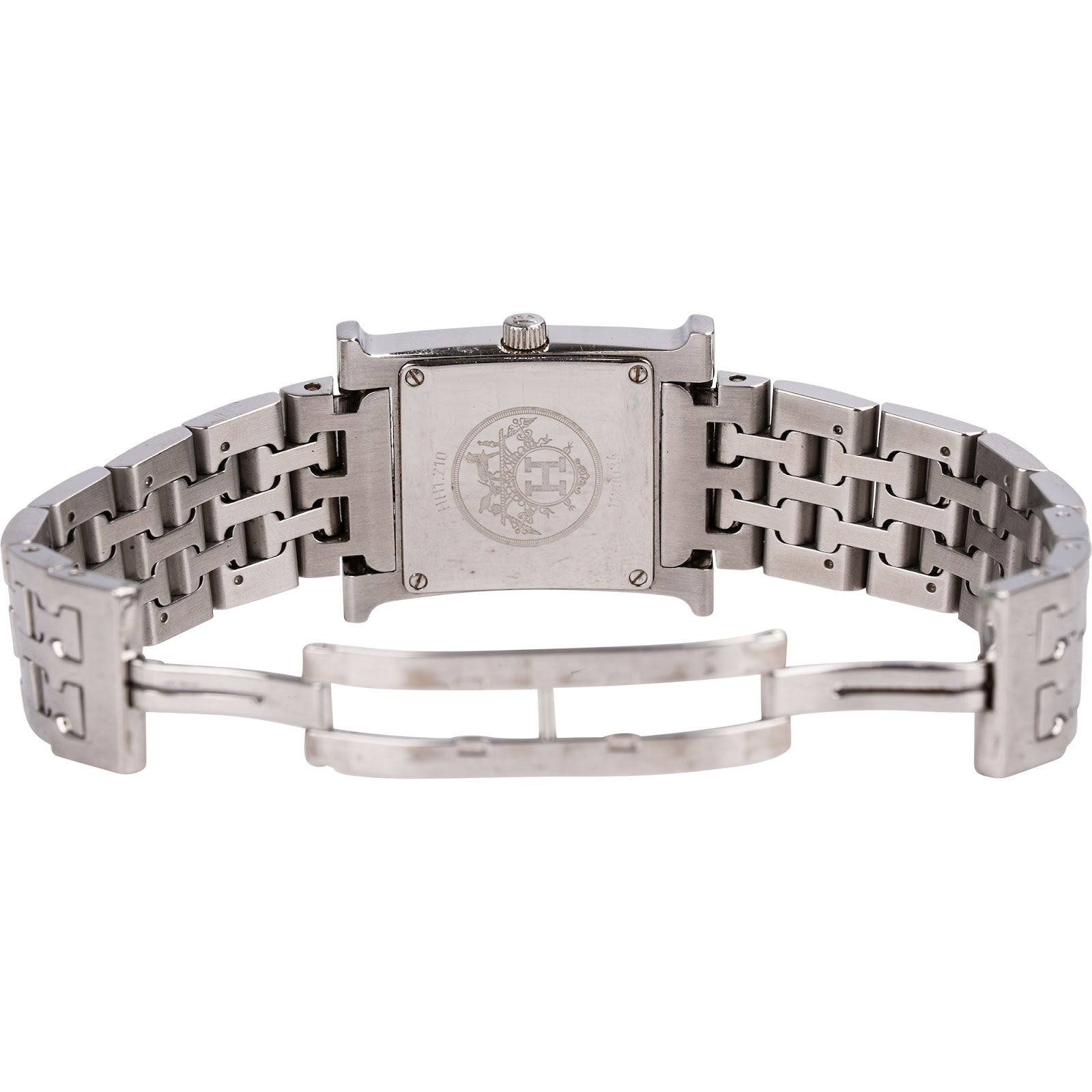 Hermès Silver Tone Heure H HH1.210 Damenuhr