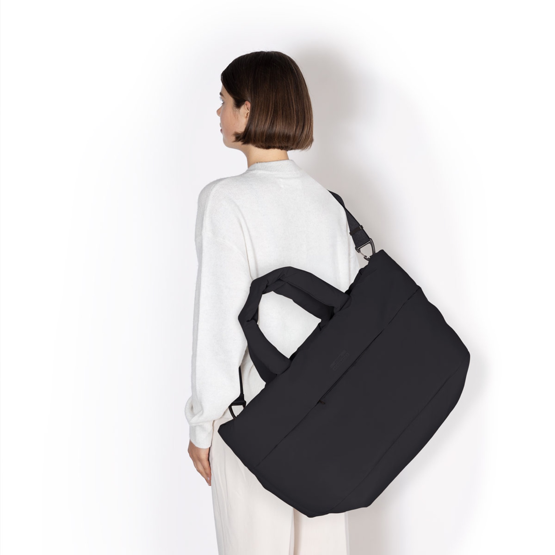 Olivia Puffy Bag Large Moss - Black
