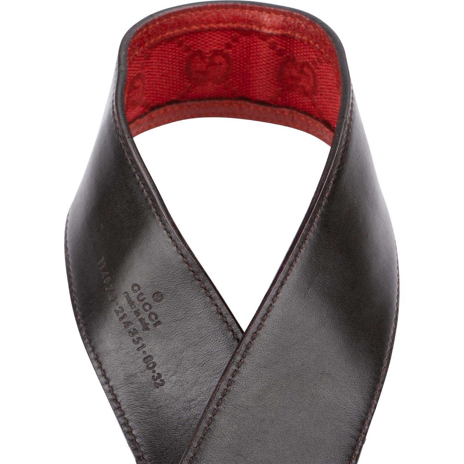 GUCCI - GG Canvas Interlocking G-riem (80 / 32)
