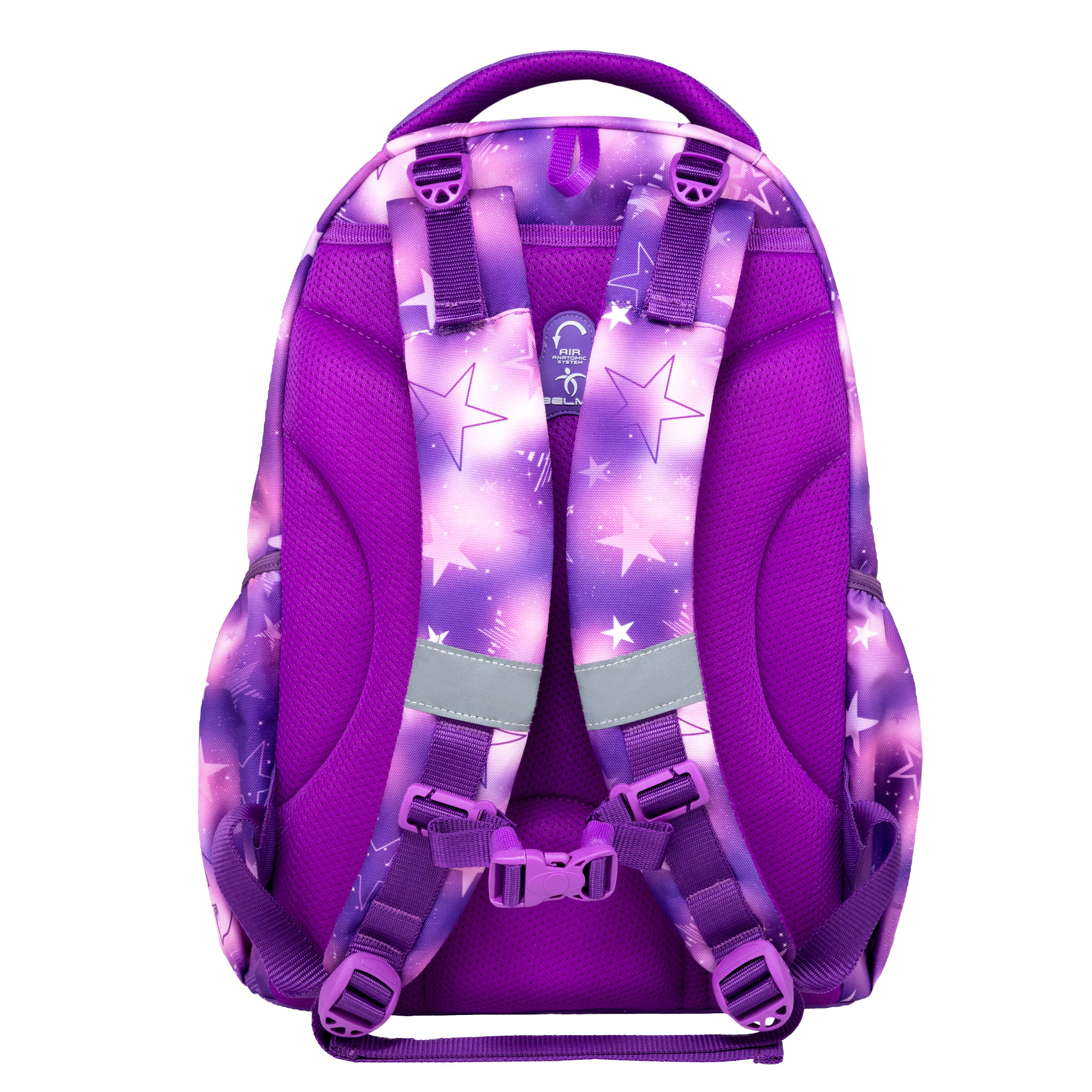 Maxi Pack Schulrucksack mit Brustgurt 2tlg. Set - "Stars"