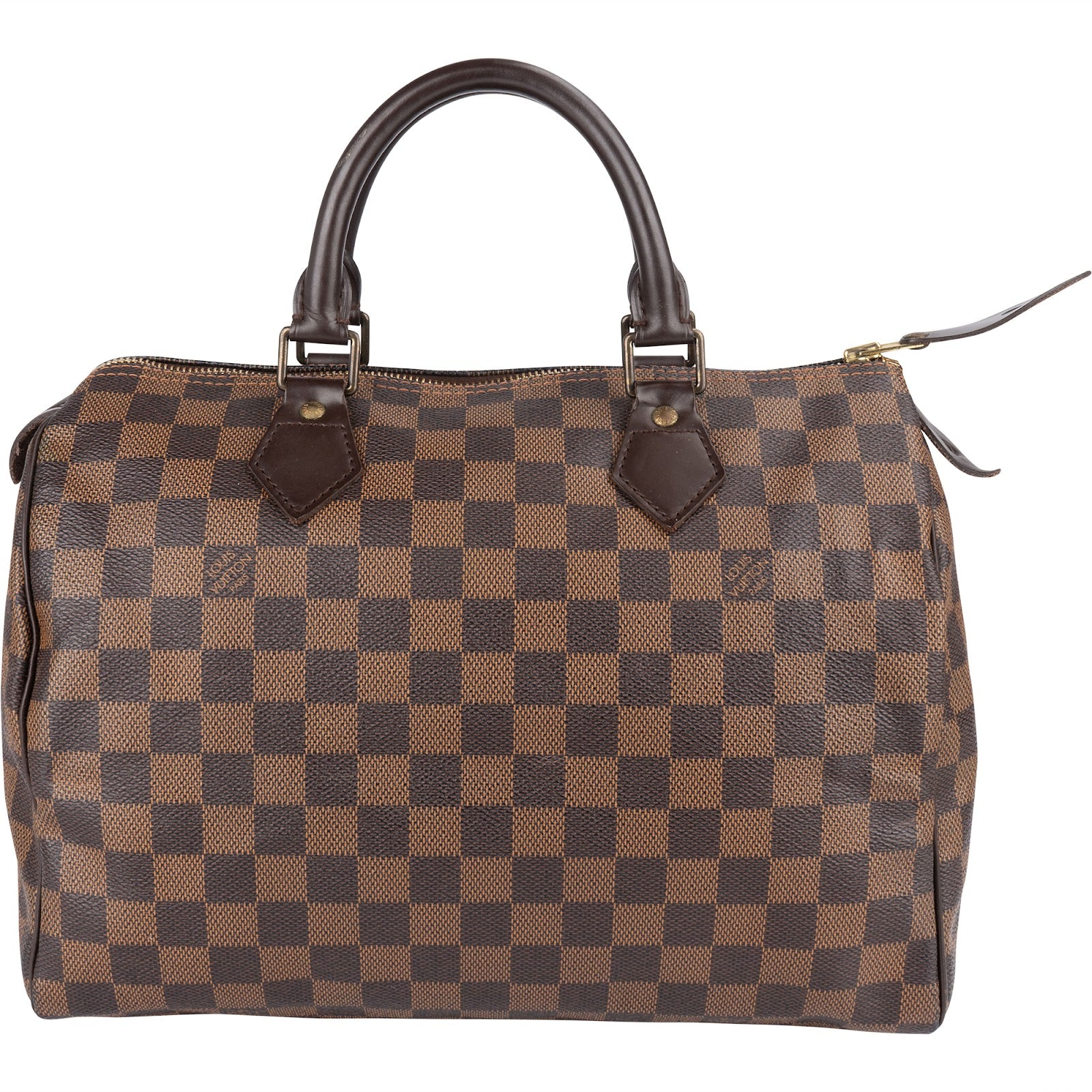 Louis Vuitton Monogram Damier Ebene Speedy 30  Boston Bag