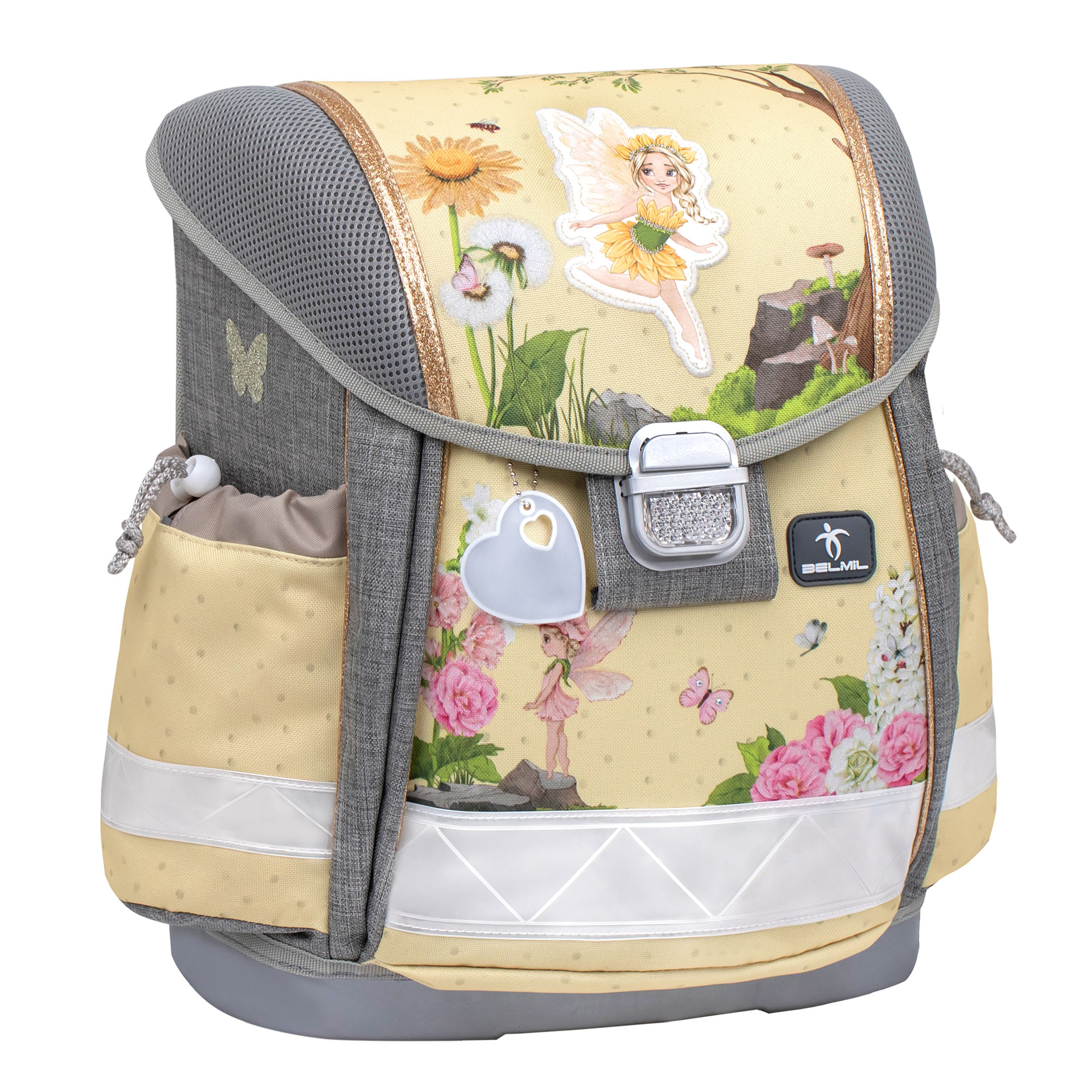 Classy ergonomic satchel set 4-piece - Fairy Garden  