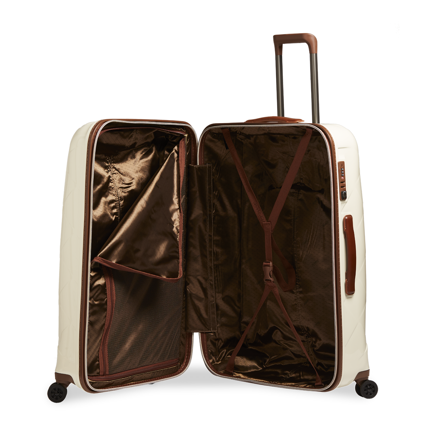 Leather&amp;More - Hard shell suitcase L (up to 76cm) - White