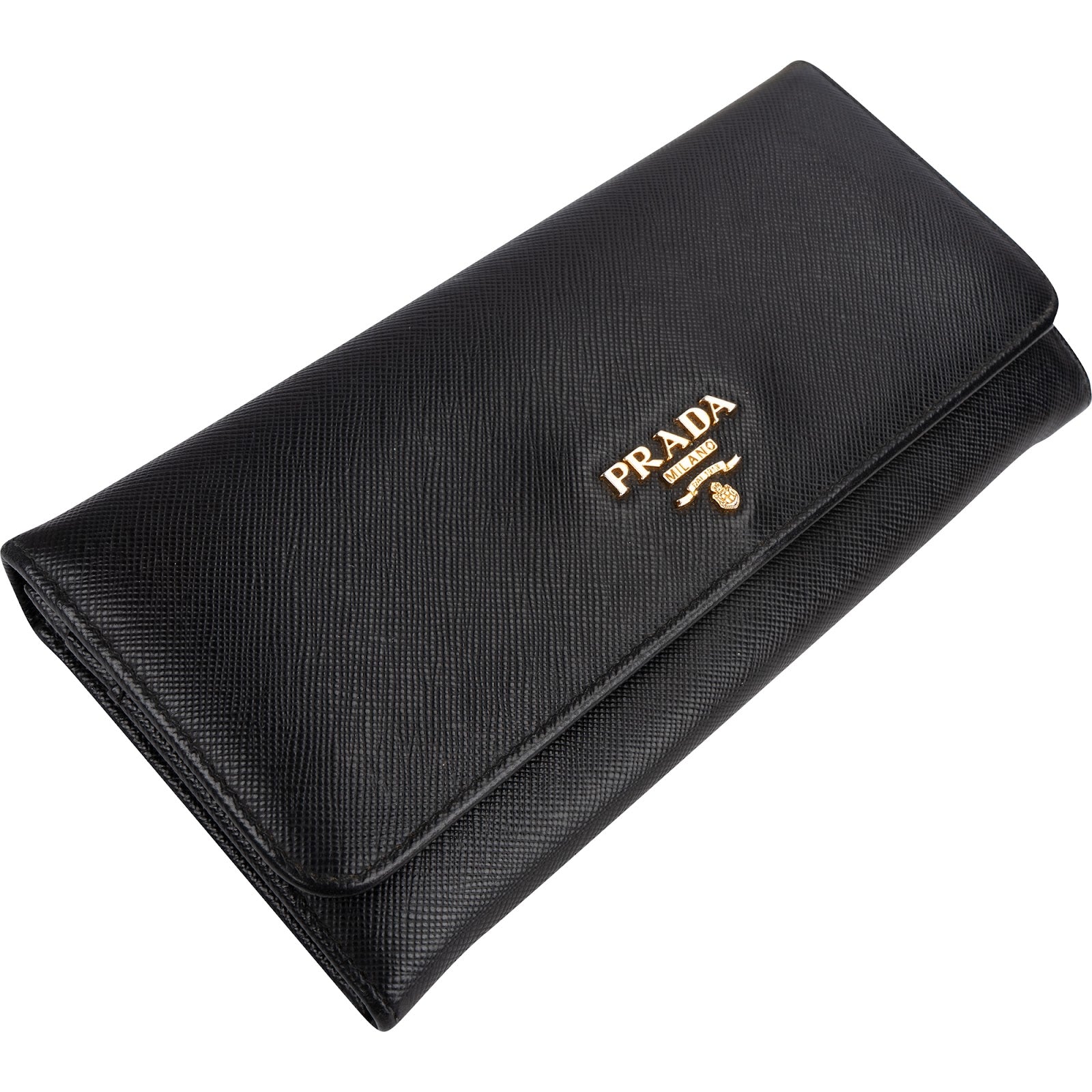 Prada Saffiano Leather Continental Wallet