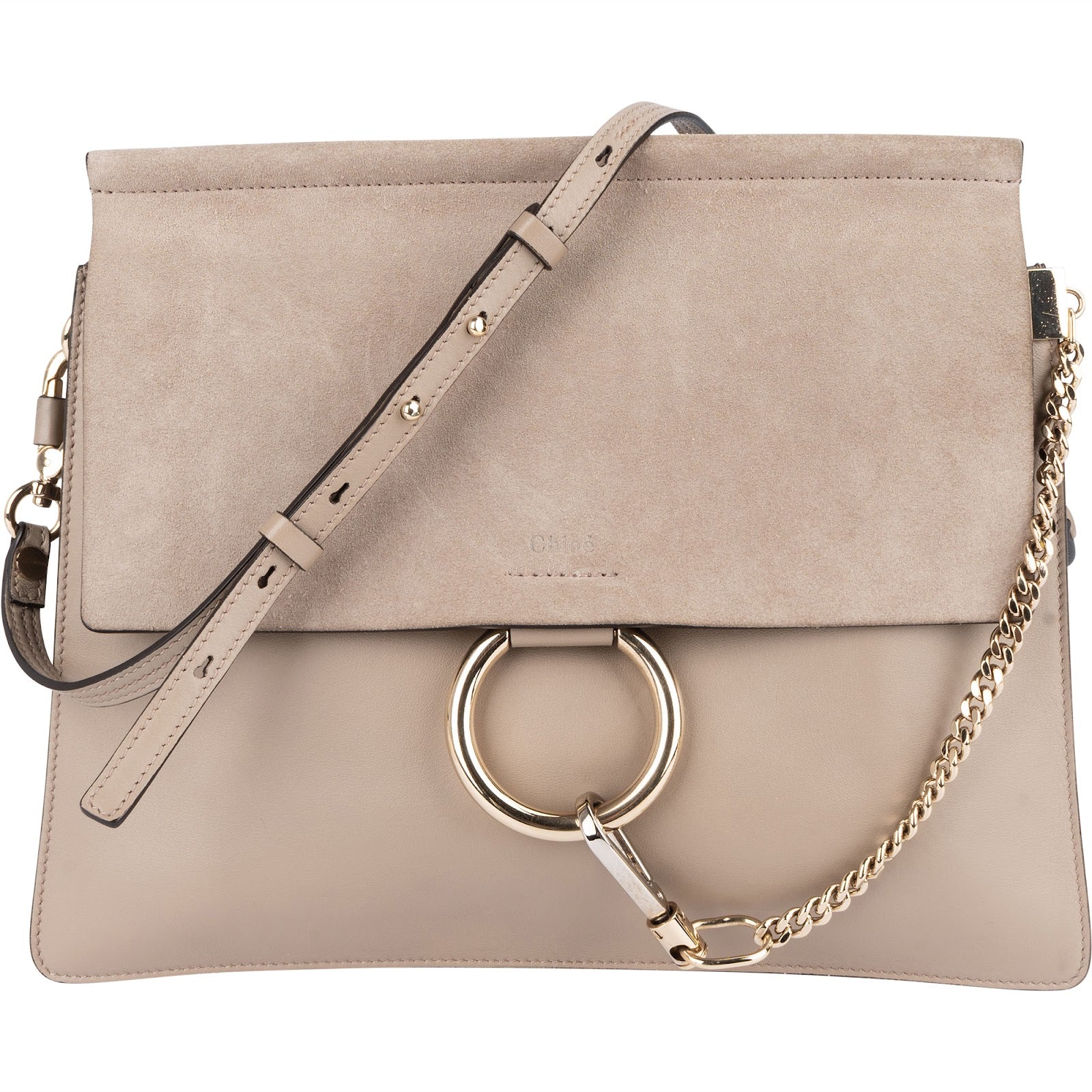 Chloé Suede Leather Faye Shoulder Crossbody Bag