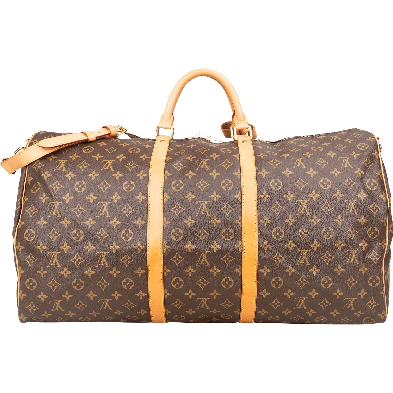 Louis Vuitton Monogram Canvas Keepall 60 Bandoulière Reisetasche