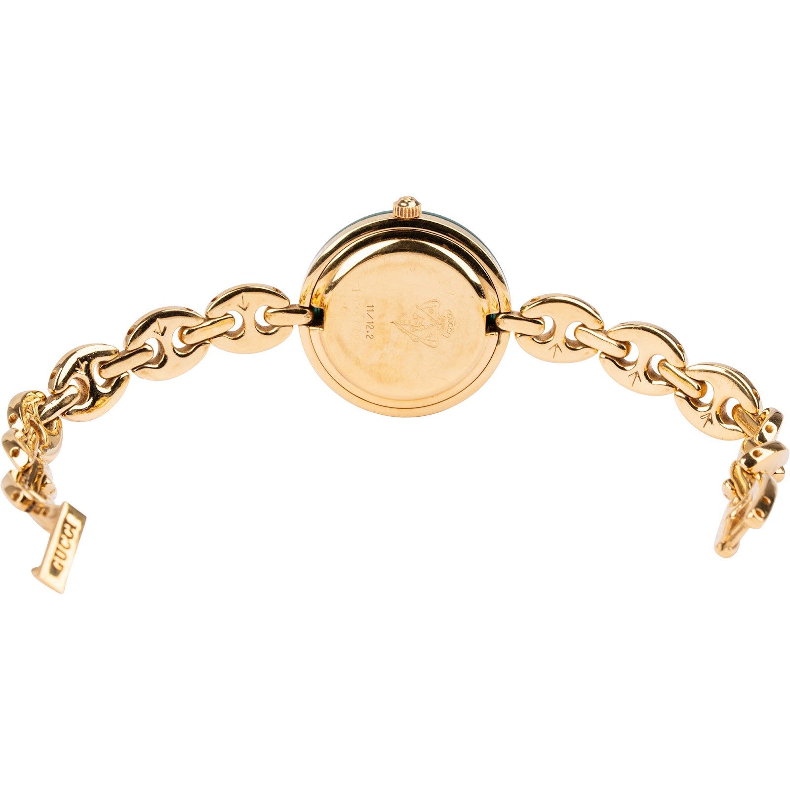 Gucci Gold Tone Change Bezel 11/12.2 Damenuhr