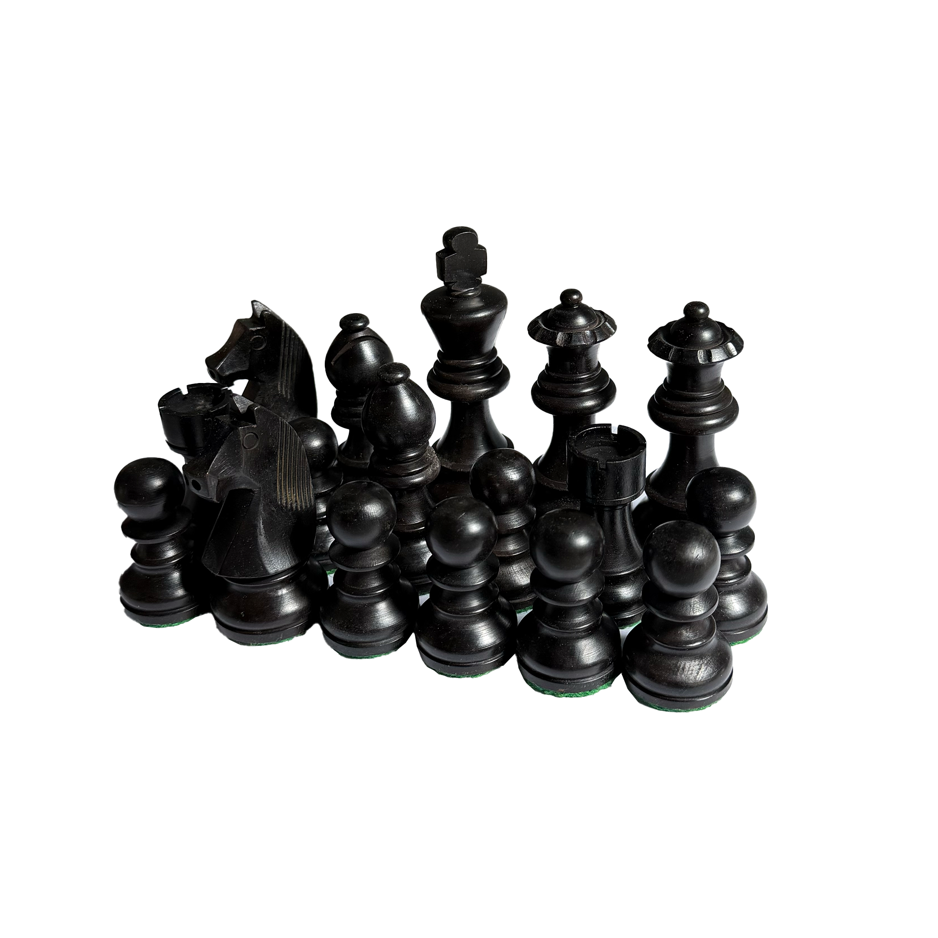 Schachspiel - Schachset Brett  + Figuren German Knight