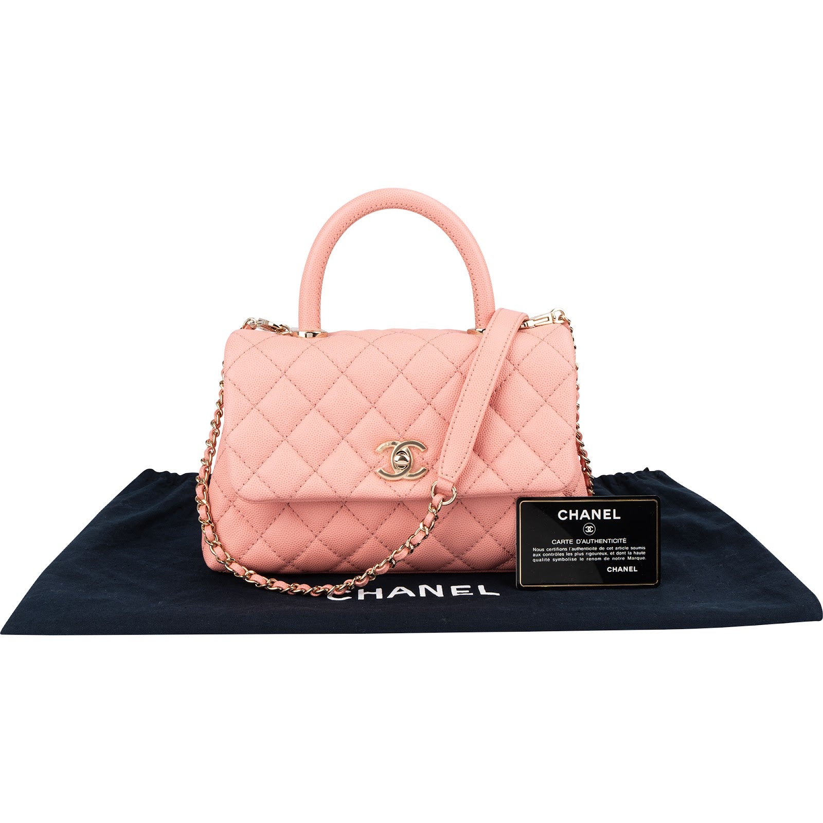 Chanel - Small Coco Top Handle Handtasche