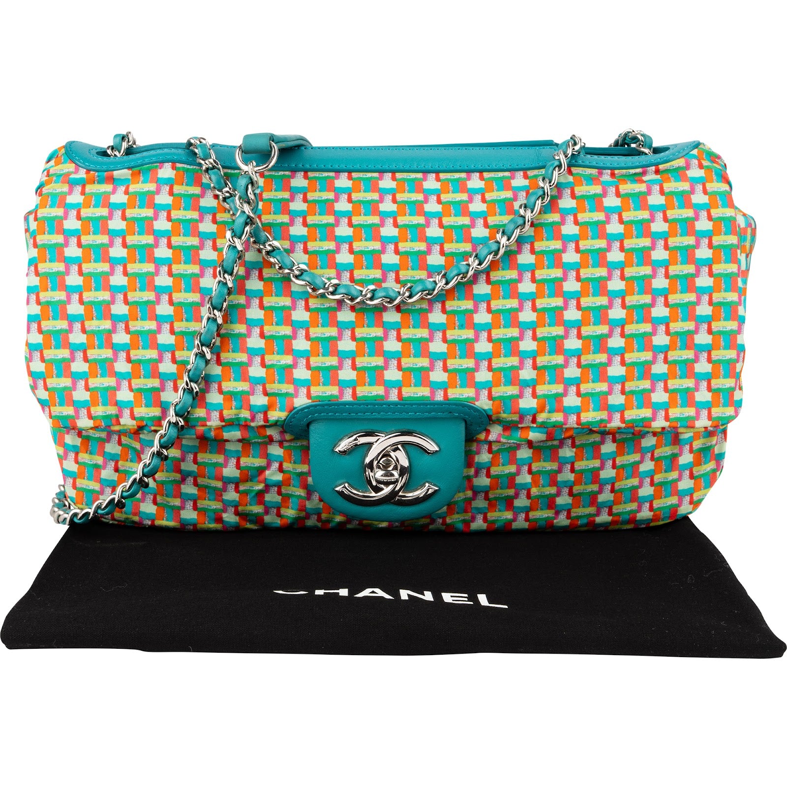 Chanel - Reversible Rectangular Single Flap Crossbody Bag