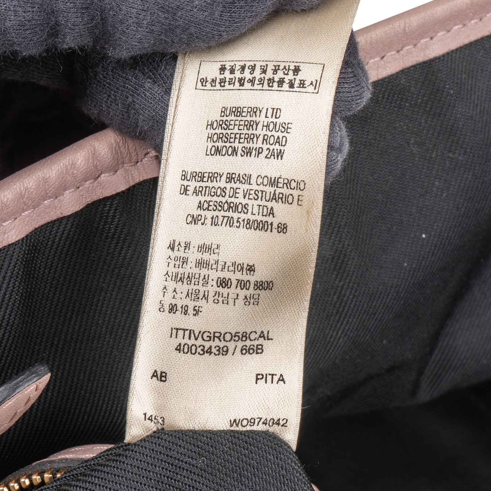 Burberry - Haymarket Check Leather Canter Shoulder Bag
