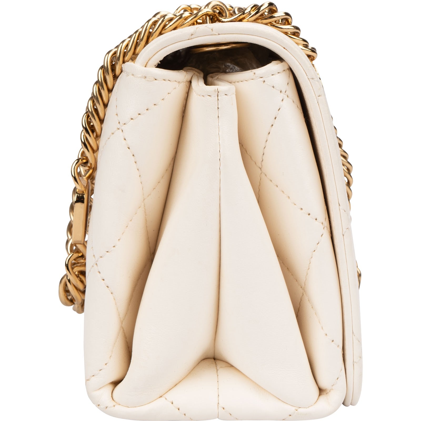 Chanel – Crossbodytas met enkele flap van gewatteerd lamsleer