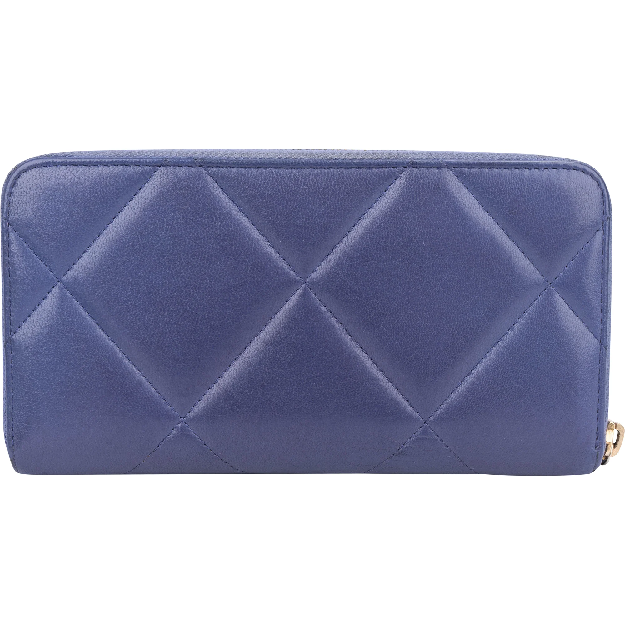 Chanel 19 Quilted Lambskin CC Wallet