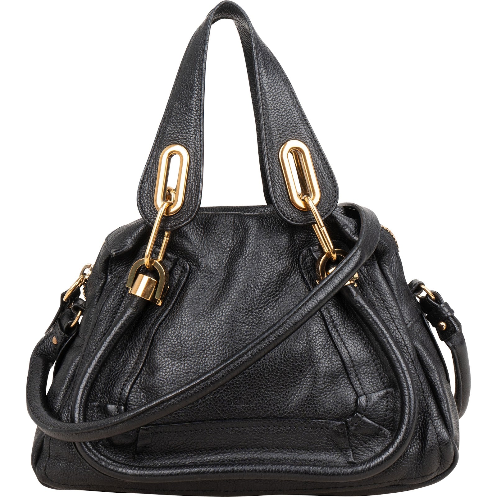 Chloé Grained Leather Paraty Shoulder Bag