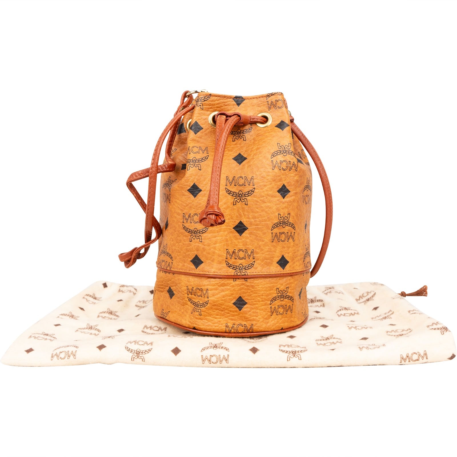 MCM - Mini Drawstring Bucket Crossbody Bag
