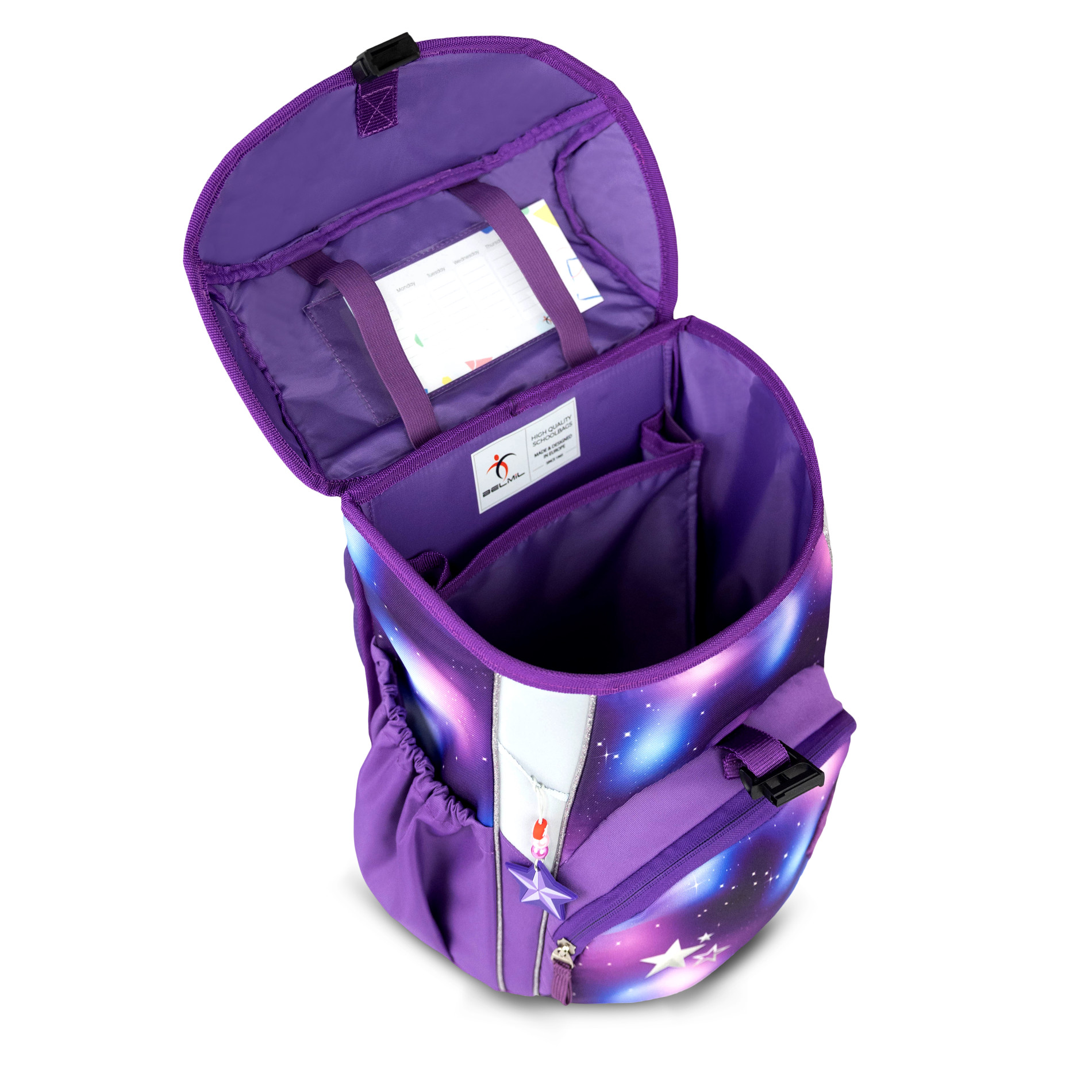 Belmil Maxi ergonomisches Schulranzen-Set 5-teilig "Shining Fairy"