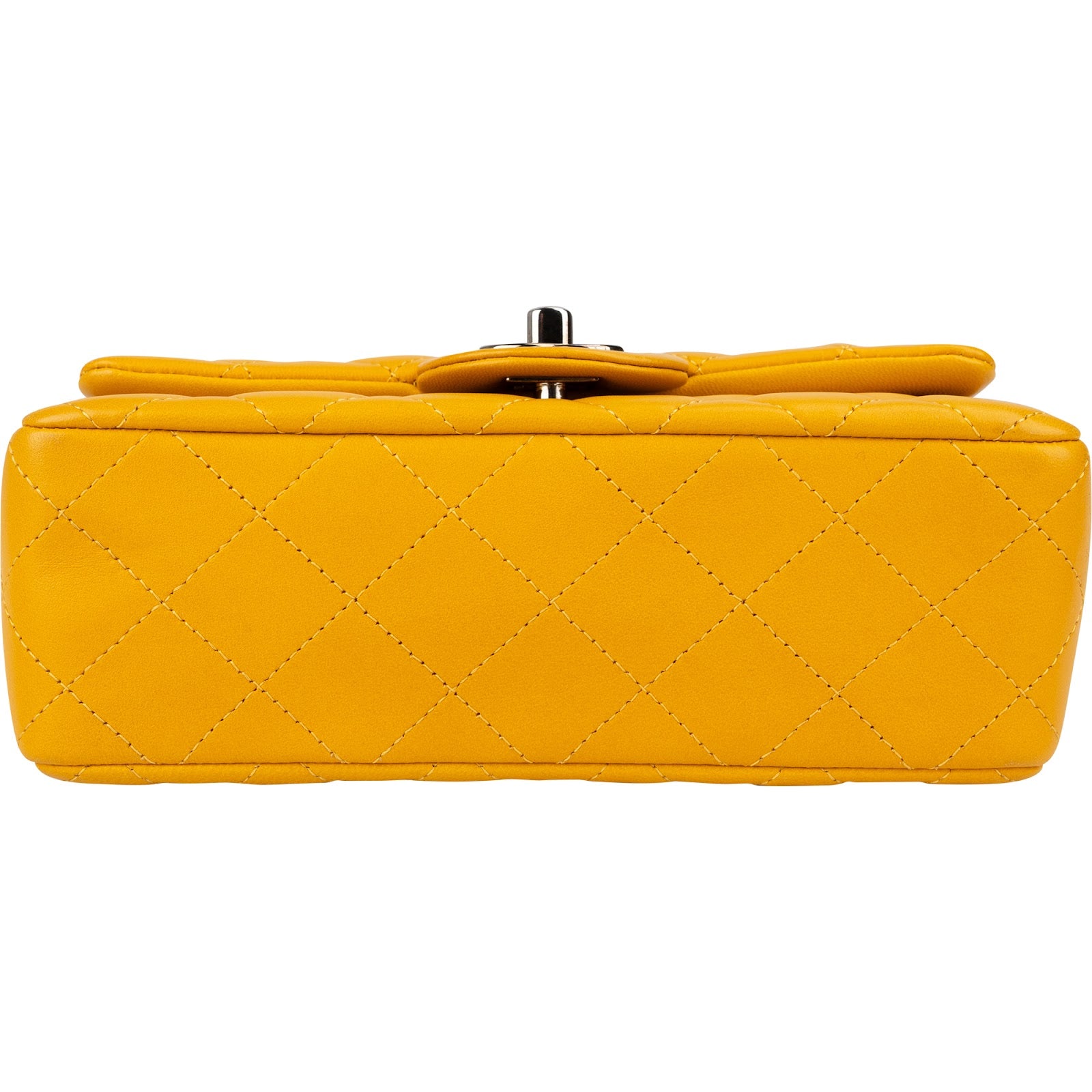 Chanel - Palladium Mini Rectangular Single Flap Crossbody Bag
