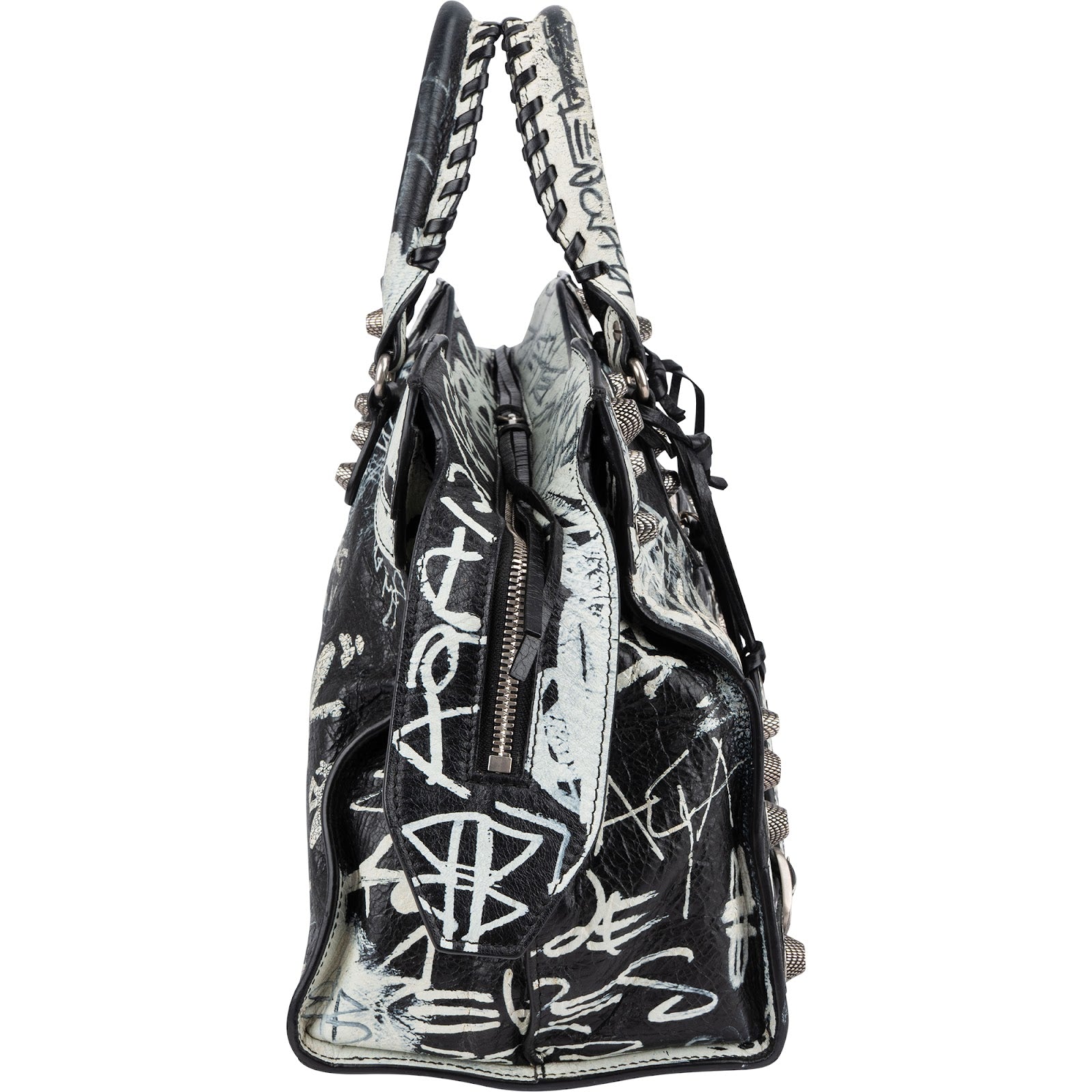 Balenciaga - Graffiti Neo Cagole City Handbag
