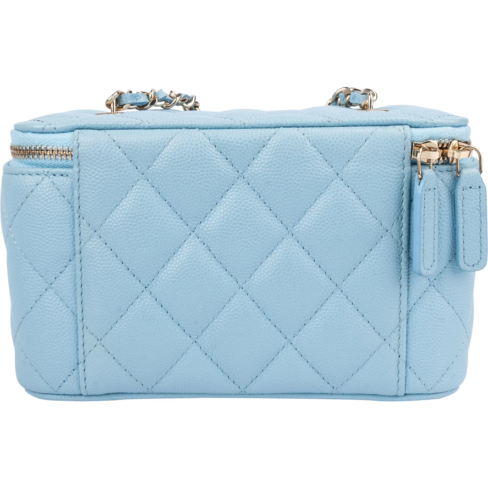 Chanel Quilted Caviar Leather Vanity Crossbody Bag